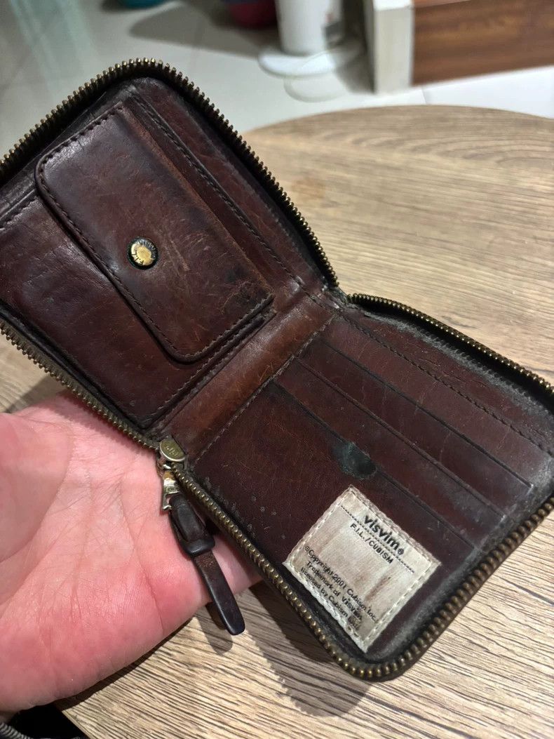 Visvim Visvim Leather Wallet with Minor Flaws Size ONE SIZE - 2 Thumbnail
