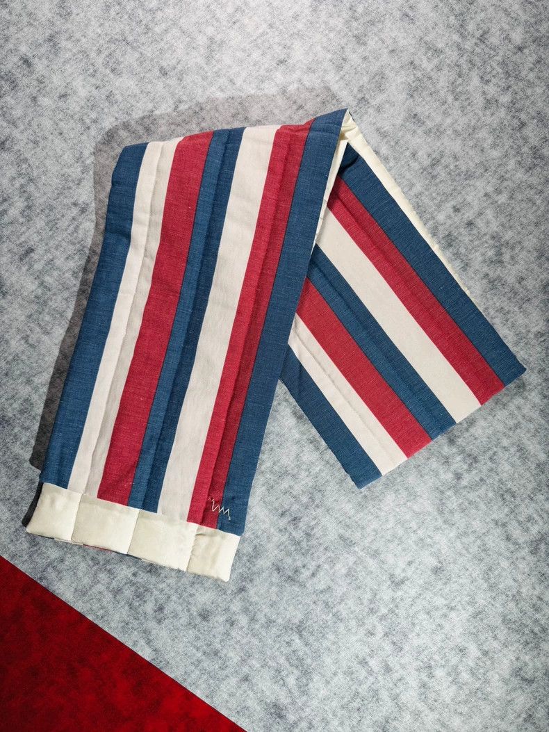 Visvim Visvim Stripes Muffler Scarf in Red Blue White Size ONE SIZE - 4 Thumbnail