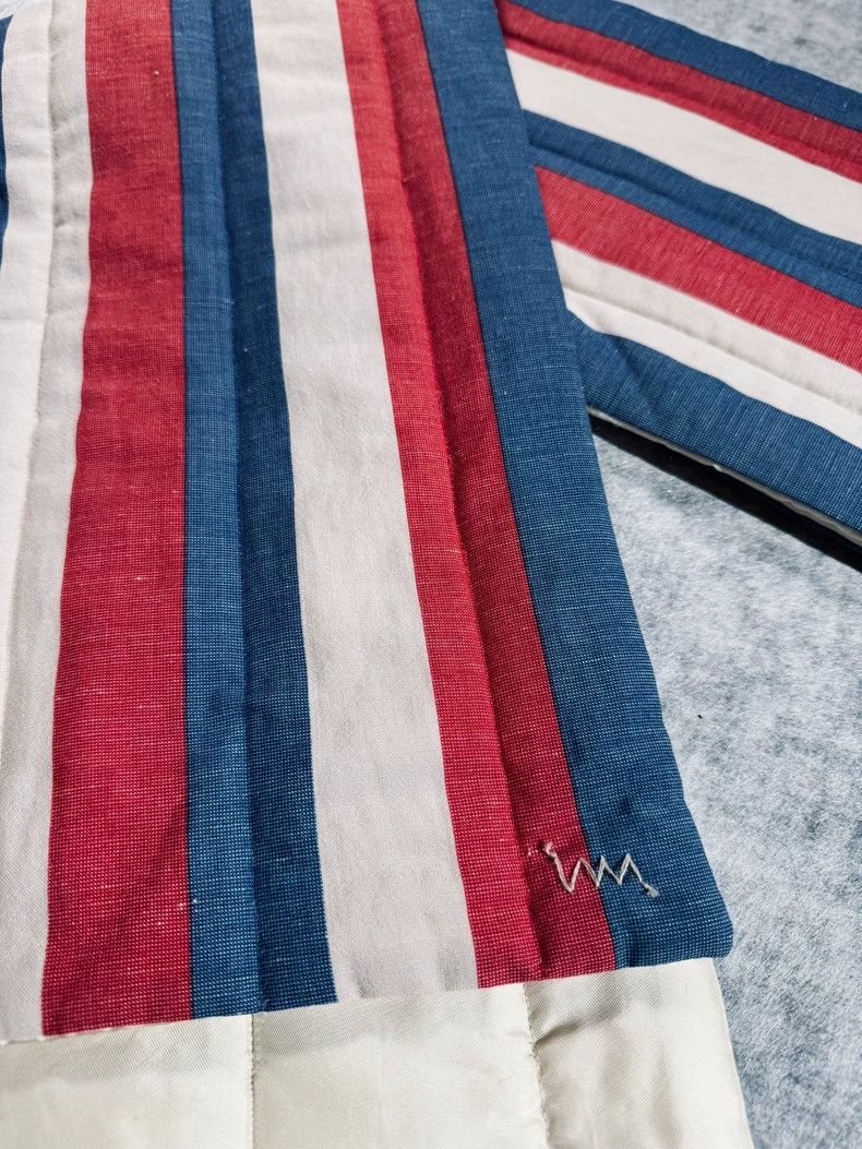 Visvim Visvim Stripes Muffler Scarf in Red Blue White Size ONE SIZE - 6 Thumbnail