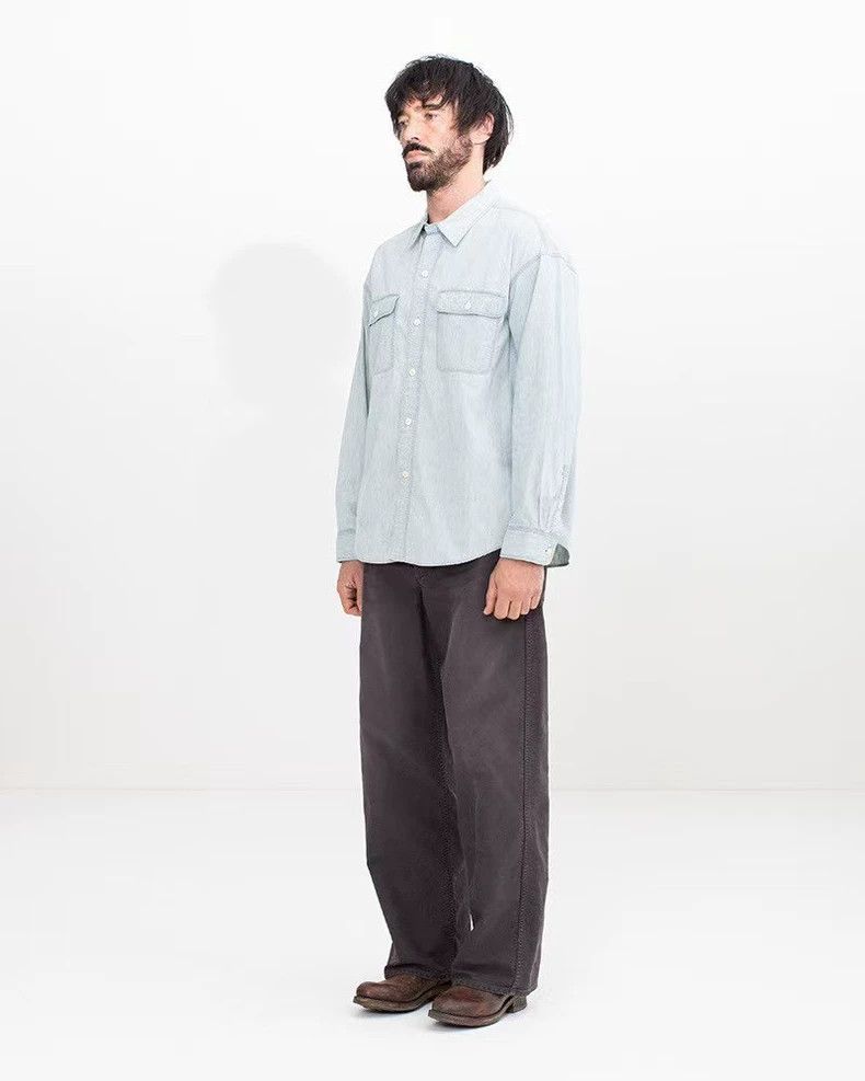 Visvim Visvim Black Wide Chino Pants for Spring Summer Size US 27 - 9 Thumbnail