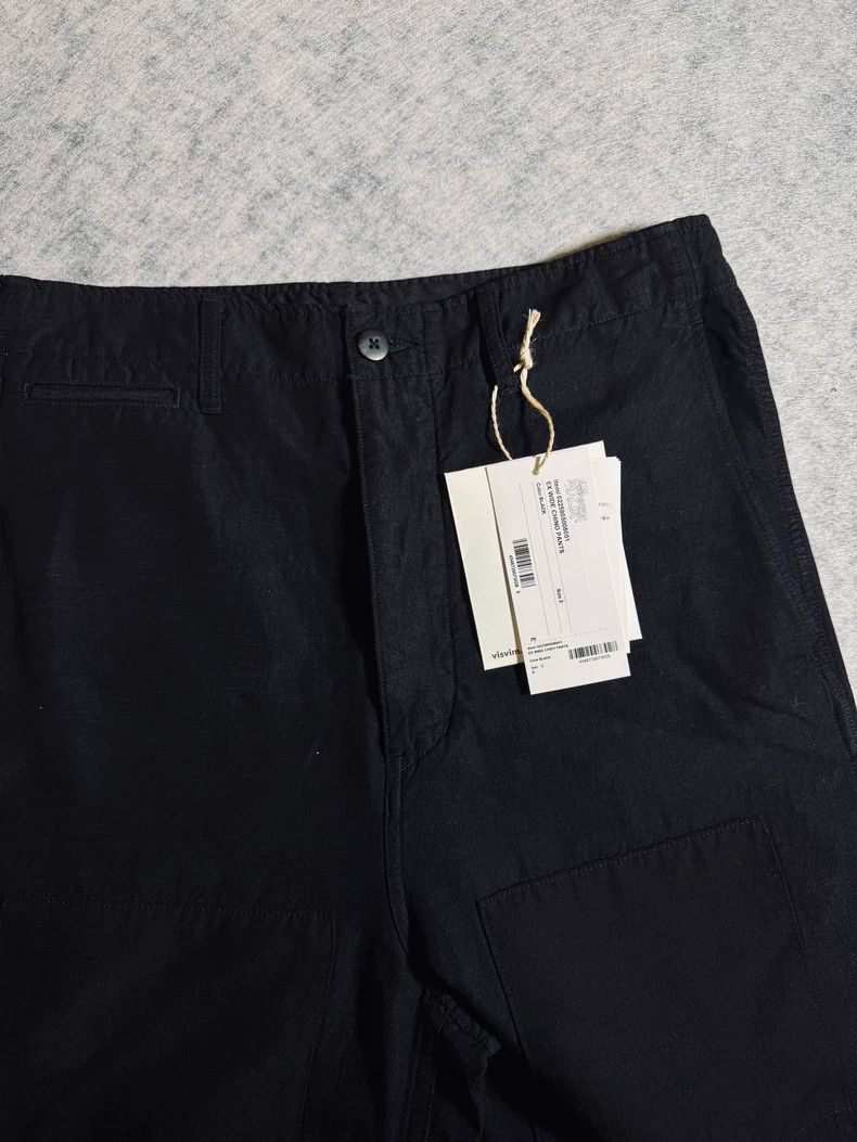 Visvim Visvim Black Wide Chino Pants for Spring Summer Size US 27 - 5 Thumbnail