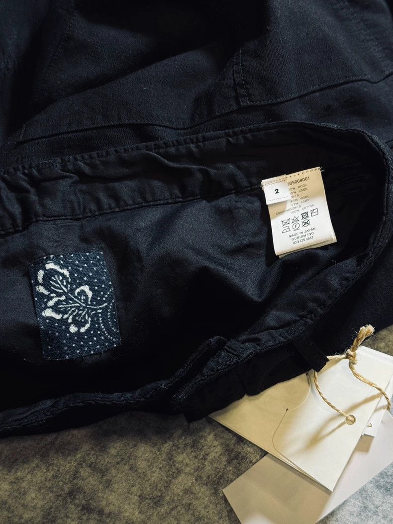 Visvim Visvim Black Wide Chino Pants for Spring Summer Size US 27 - 7 Thumbnail