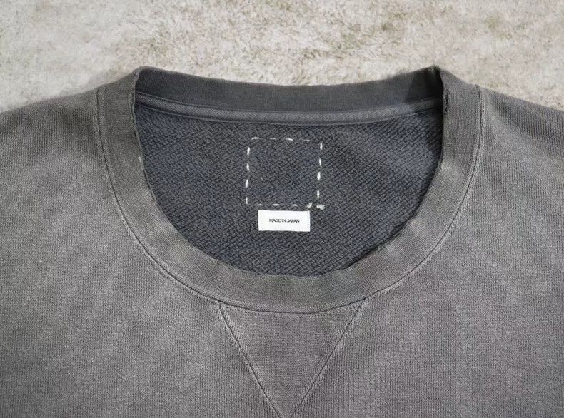 Visvim Visvim Amplus Sweatshirt with Distressed Details Size US M / EU 48-50 / 2 - 5 Thumbnail
