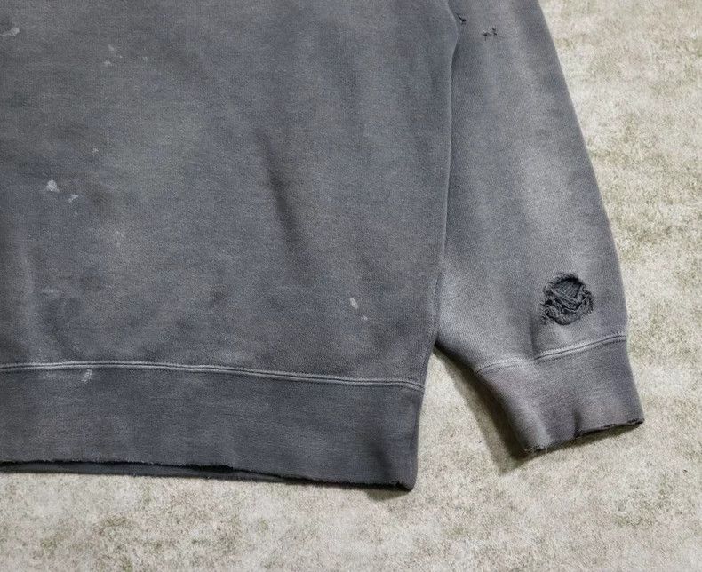 Visvim Visvim Amplus Sweatshirt with Distressed Details Size US M / EU 48-50 / 2 - 3 Thumbnail