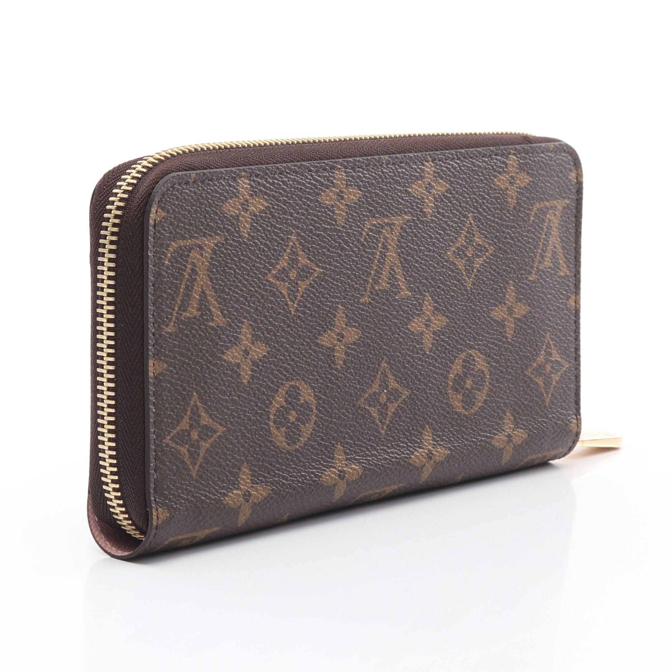 Louis Vuitton Louis Vuitton Zippy Wallet Monogram Rose Ballerine Round Zipper Long Leather Brown Pink Size ONE SIZE - 2 Thumbnail