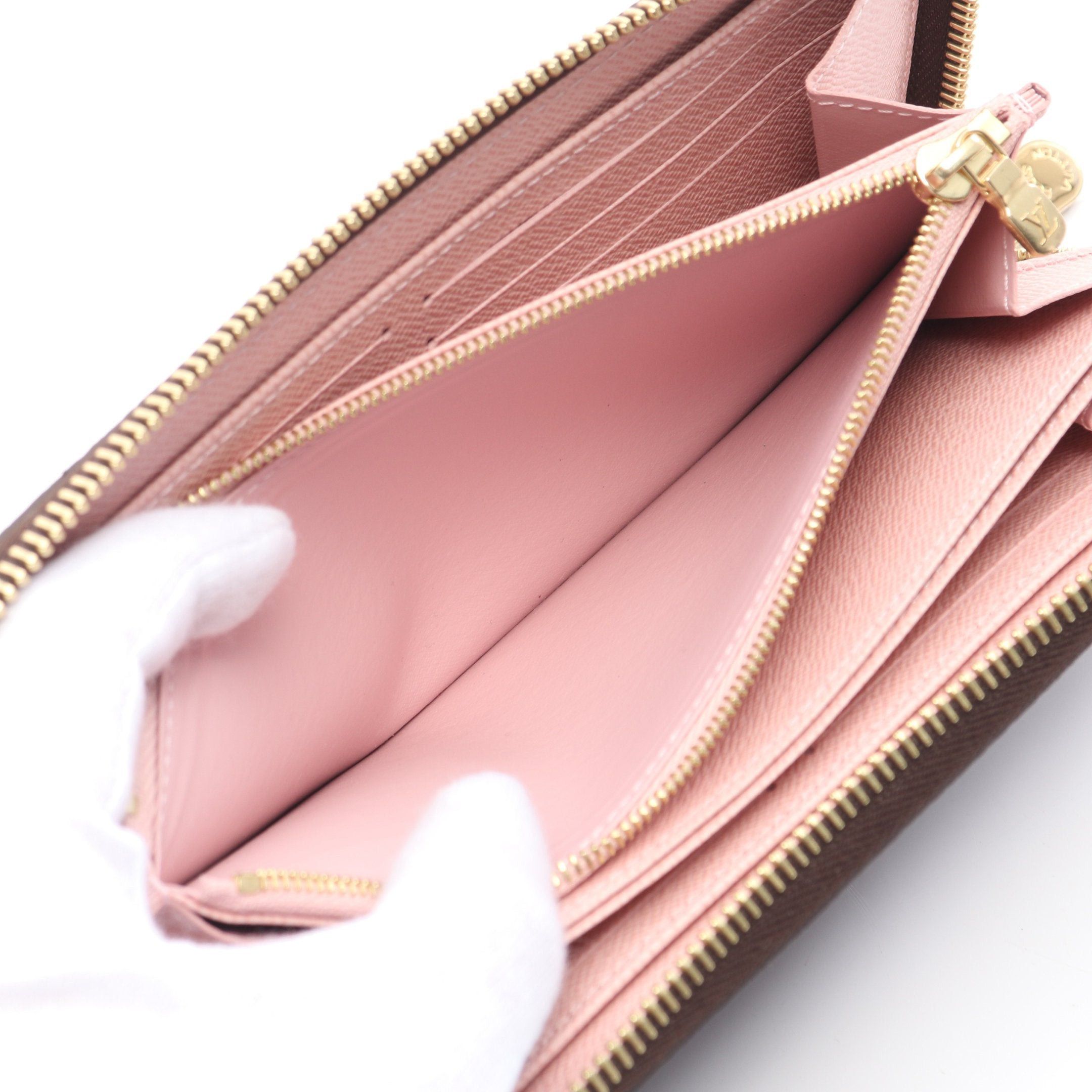 Louis Vuitton Louis Vuitton Zippy Wallet Monogram Rose Ballerine Round Zipper Long Leather Brown Pink Size ONE SIZE - 5 Thumbnail
