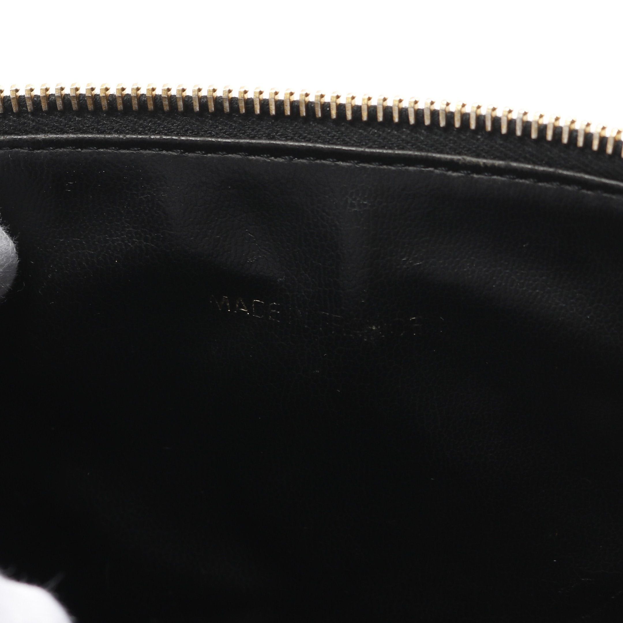 Chanel Chanel Coco Mark Handbag Vanity Bag Caviar Skin Black Gold Hardware Size ONE SIZE - 12 Thumbnail