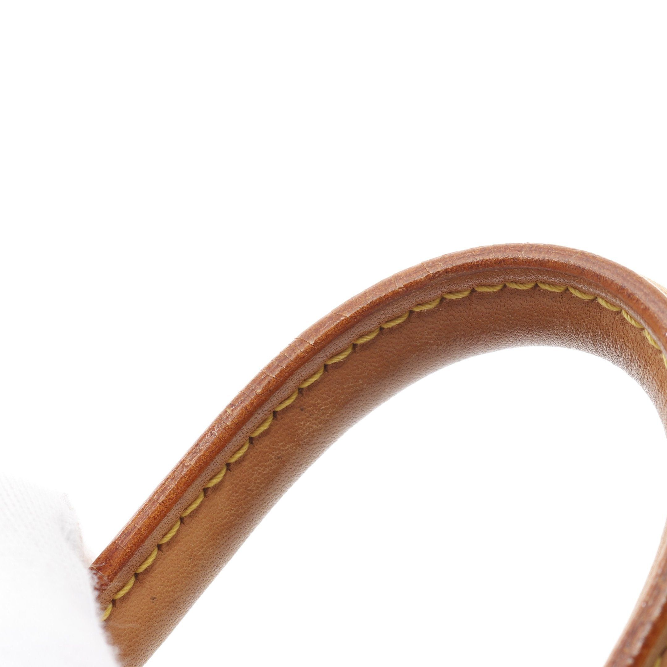 Louis Vuitton Louis Vuitton Trouville Monogram Handbag Leather Brown Size ONE SIZE - 10 Thumbnail