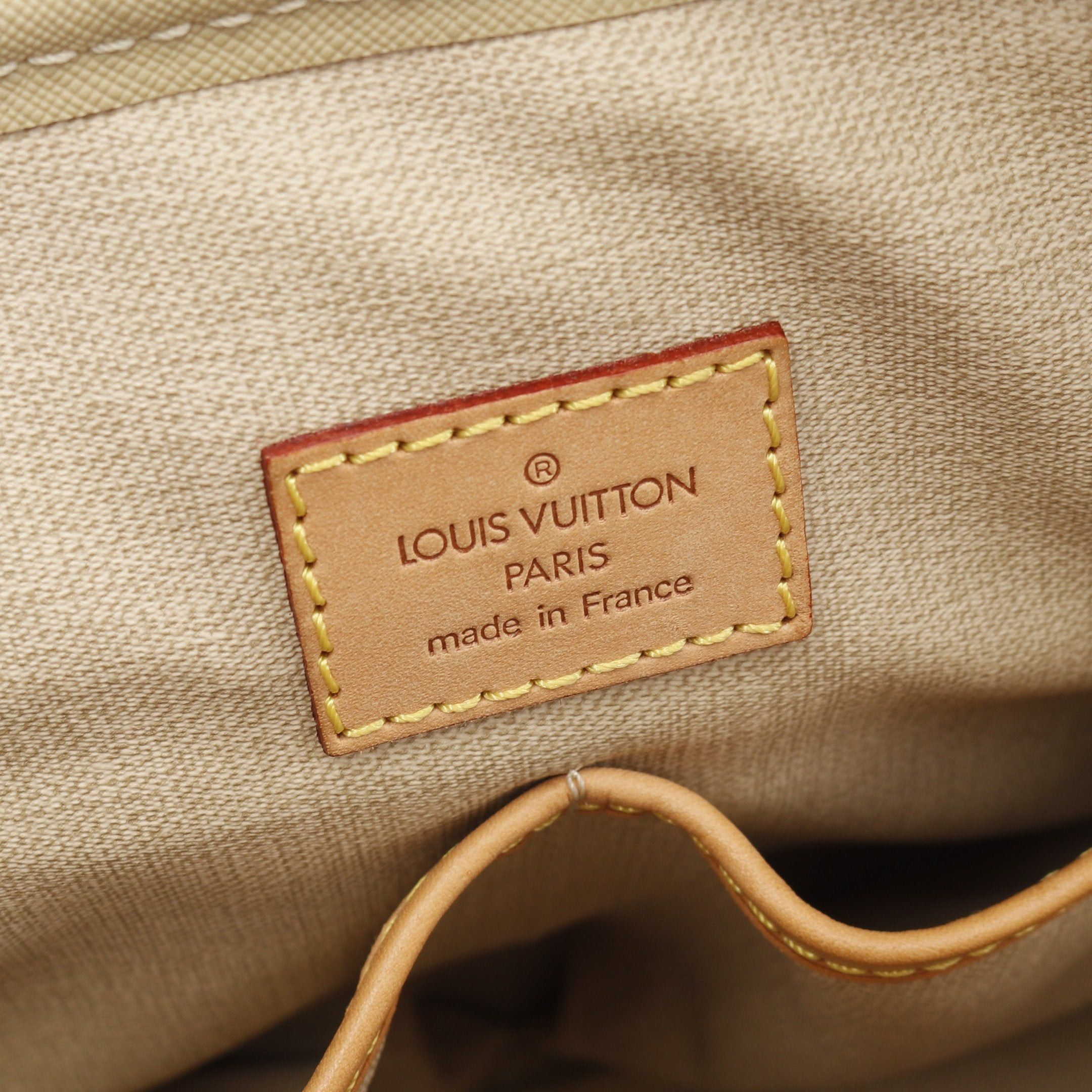 Louis Vuitton Louis Vuitton Trouville Monogram Handbag Leather Brown Size ONE SIZE - 4 Thumbnail