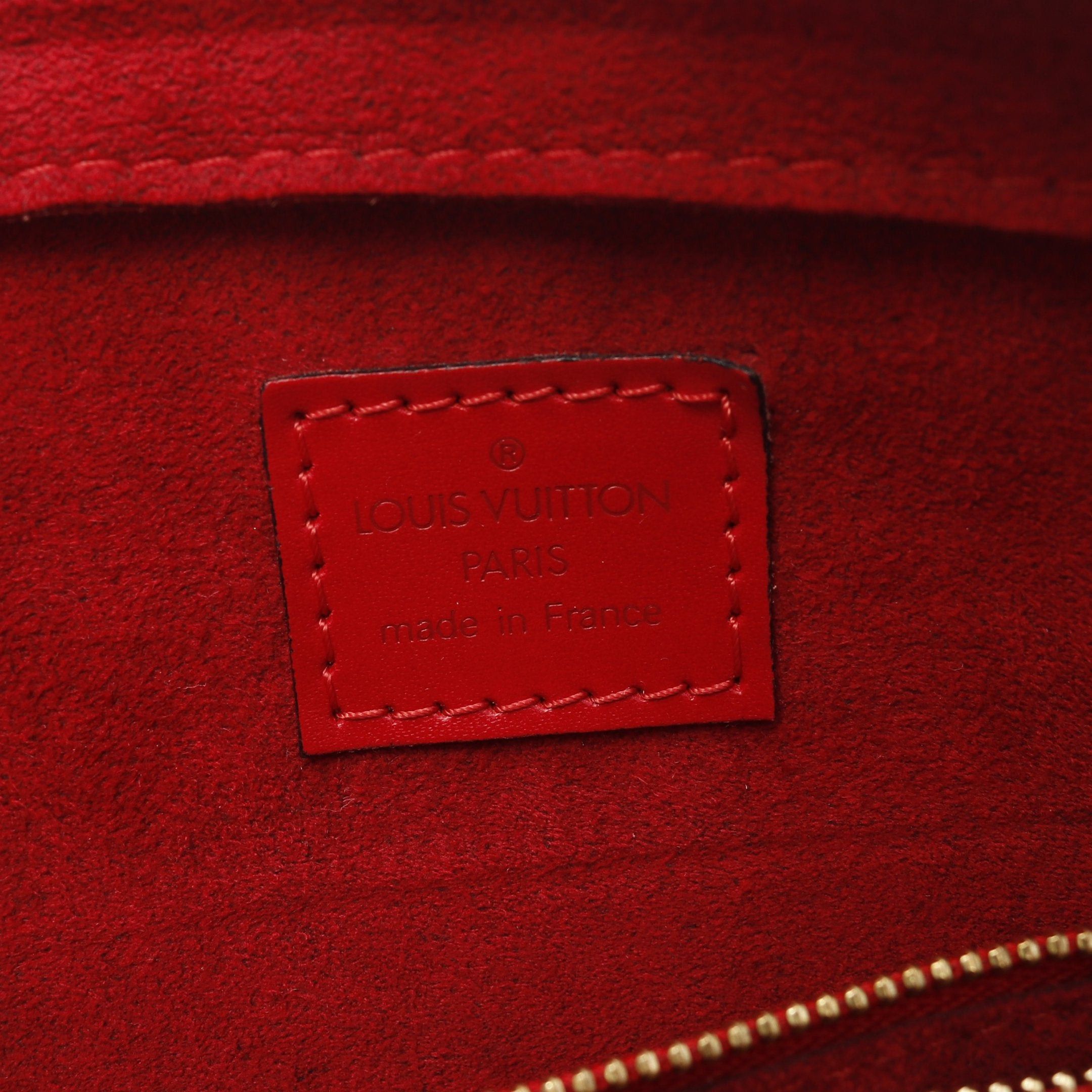 Louis Vuitton Louis Vuitton Pont Neuf Epi Castilian Red Handbag Leather Size ONE SIZE - 4 Thumbnail