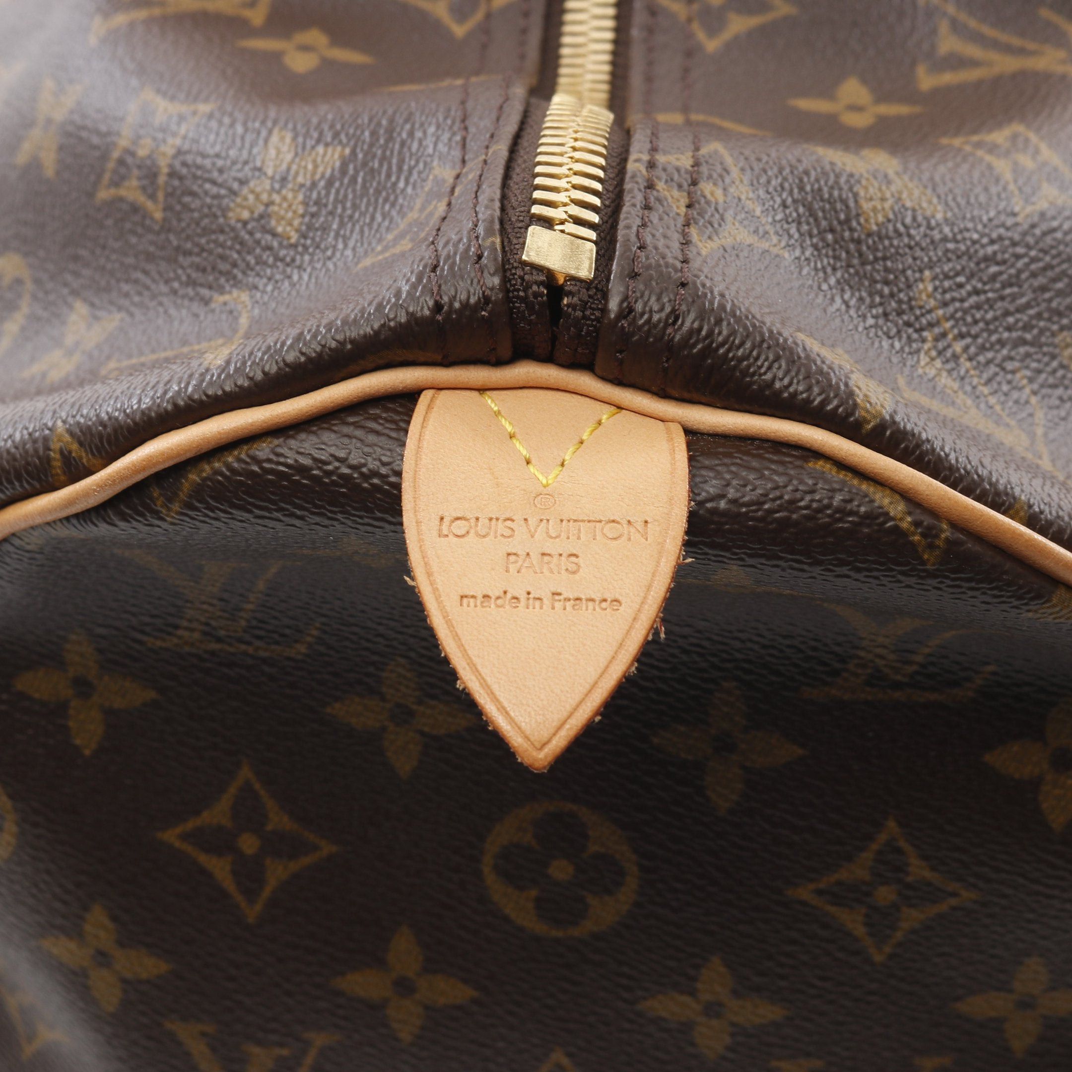 Louis Vuitton Louis Vuitton Keepall 45 Monogram Boston Bag Leather Brown Size ONE SIZE - 4 Thumbnail