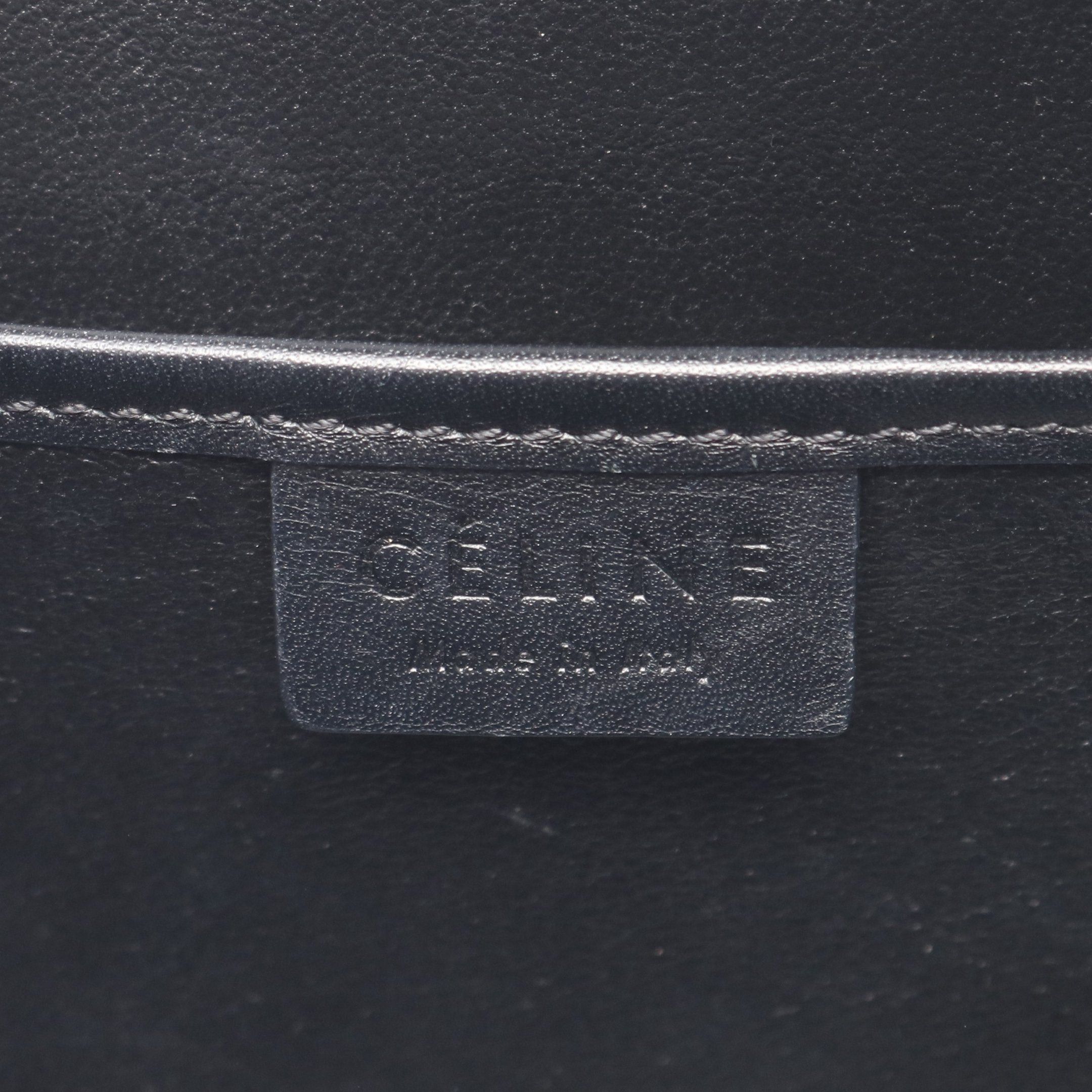 Celine Celine Luggage Nano Shopper Handbag Leather Black Light Brown Gray Beige Size ONE SIZE - 4 Thumbnail