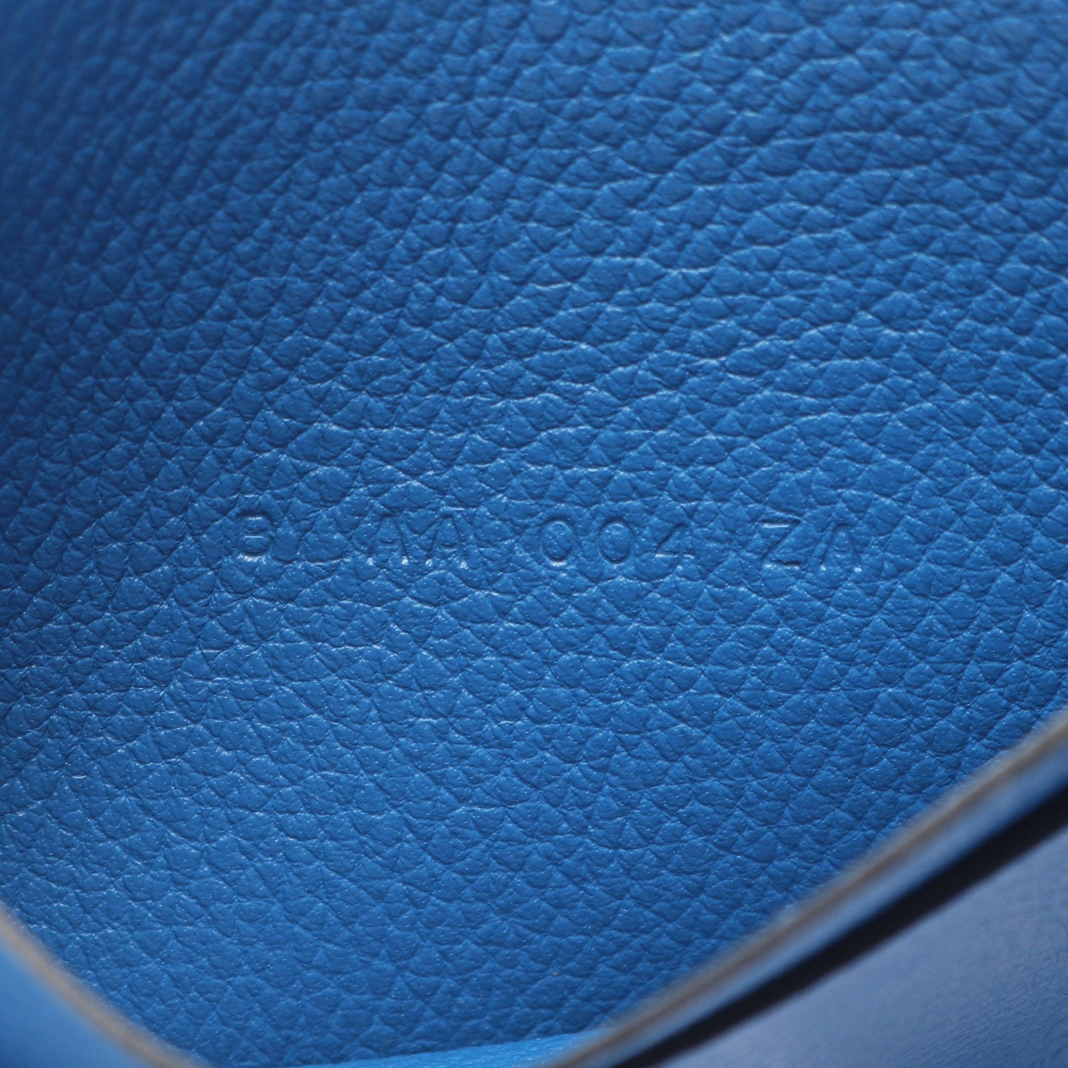 Hermes Hermes H Sellier Horizontal Noir Blue Jellies Card Case Evercolor Black B Stamp Size ONE SIZE - 5 Thumbnail