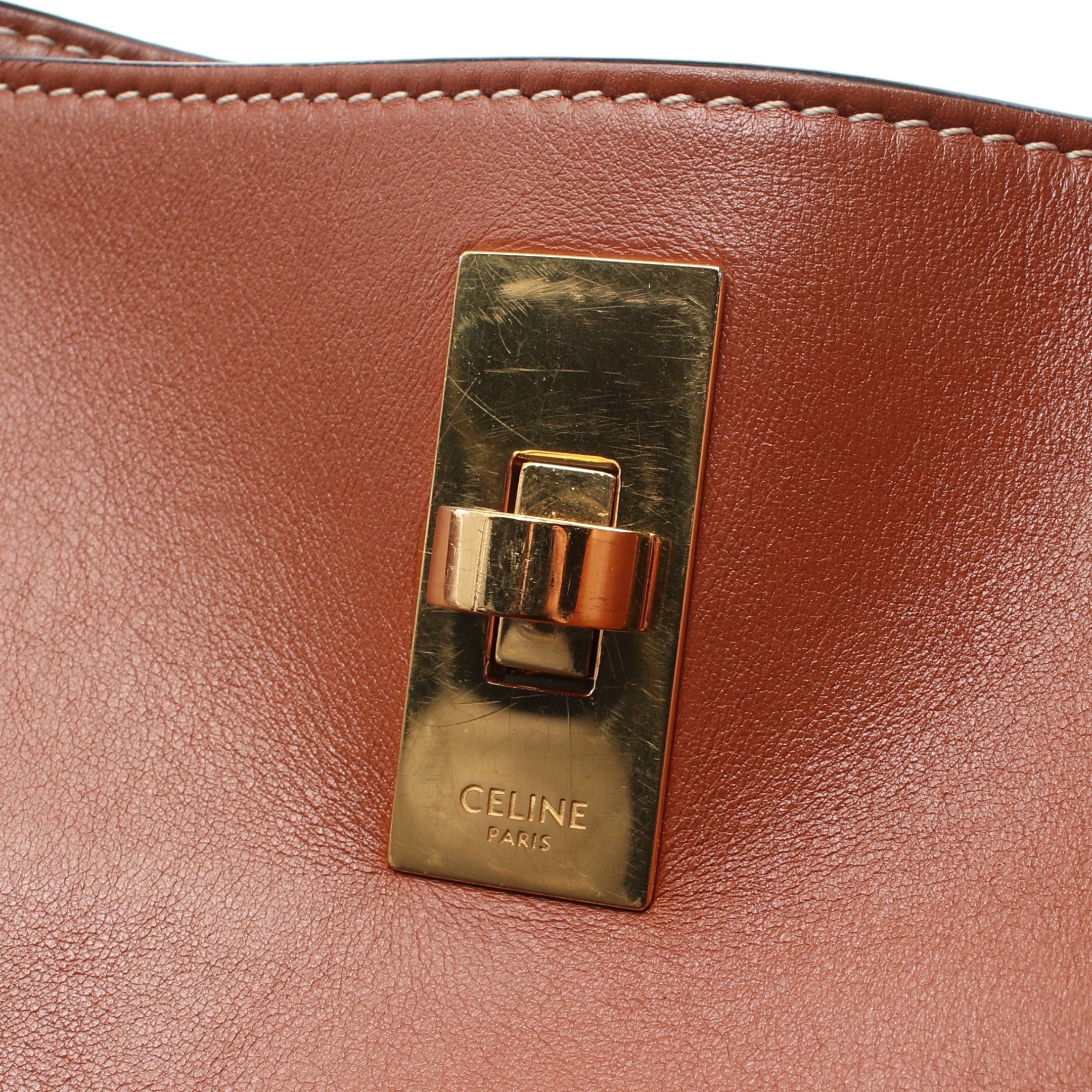 Celine Celine Bucket 16 Sais Handbag Leather Brown Size ONE SIZE - 10 Thumbnail
