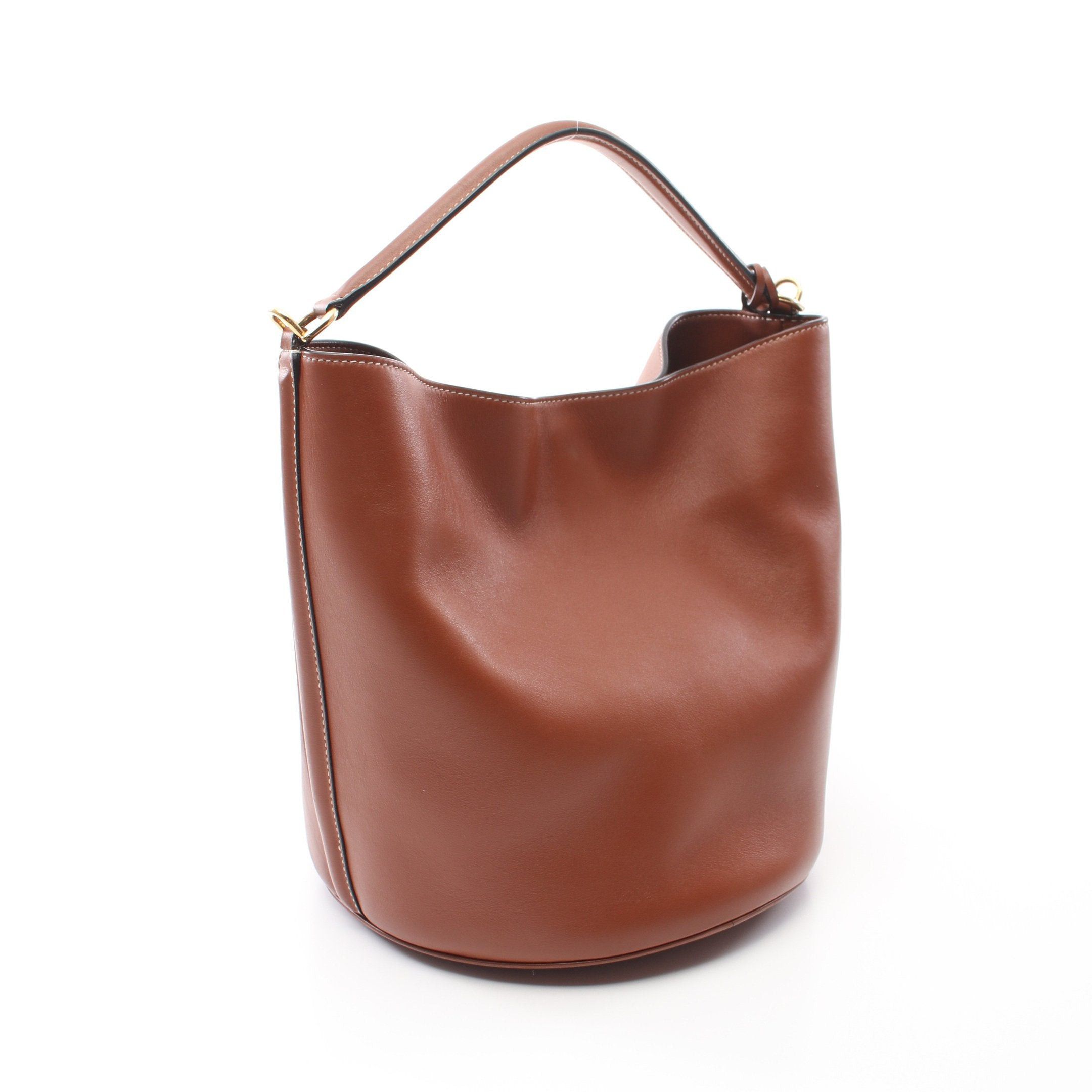 Celine Celine Bucket 16 Sais Handbag Leather Brown Size ONE SIZE - 2 Thumbnail