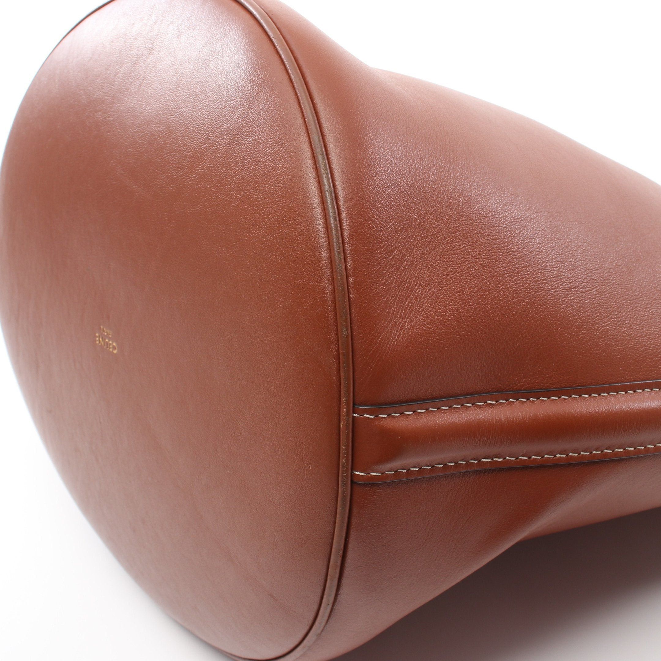 Celine Celine Bucket 16 Sais Handbag Leather Brown Size ONE SIZE - 6 Thumbnail