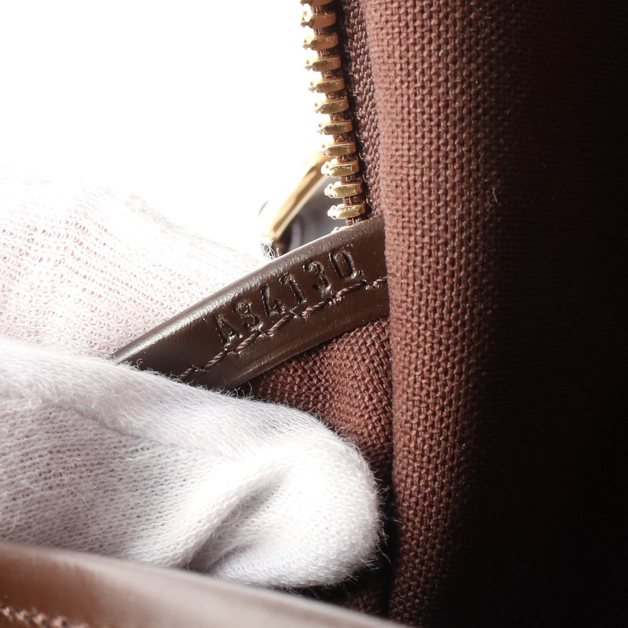 Louis Vuitton Louis Vuitton Icare Damier Ebene Briefcase Business Bag Leather Brown Size ONE SIZE - 6 Thumbnail