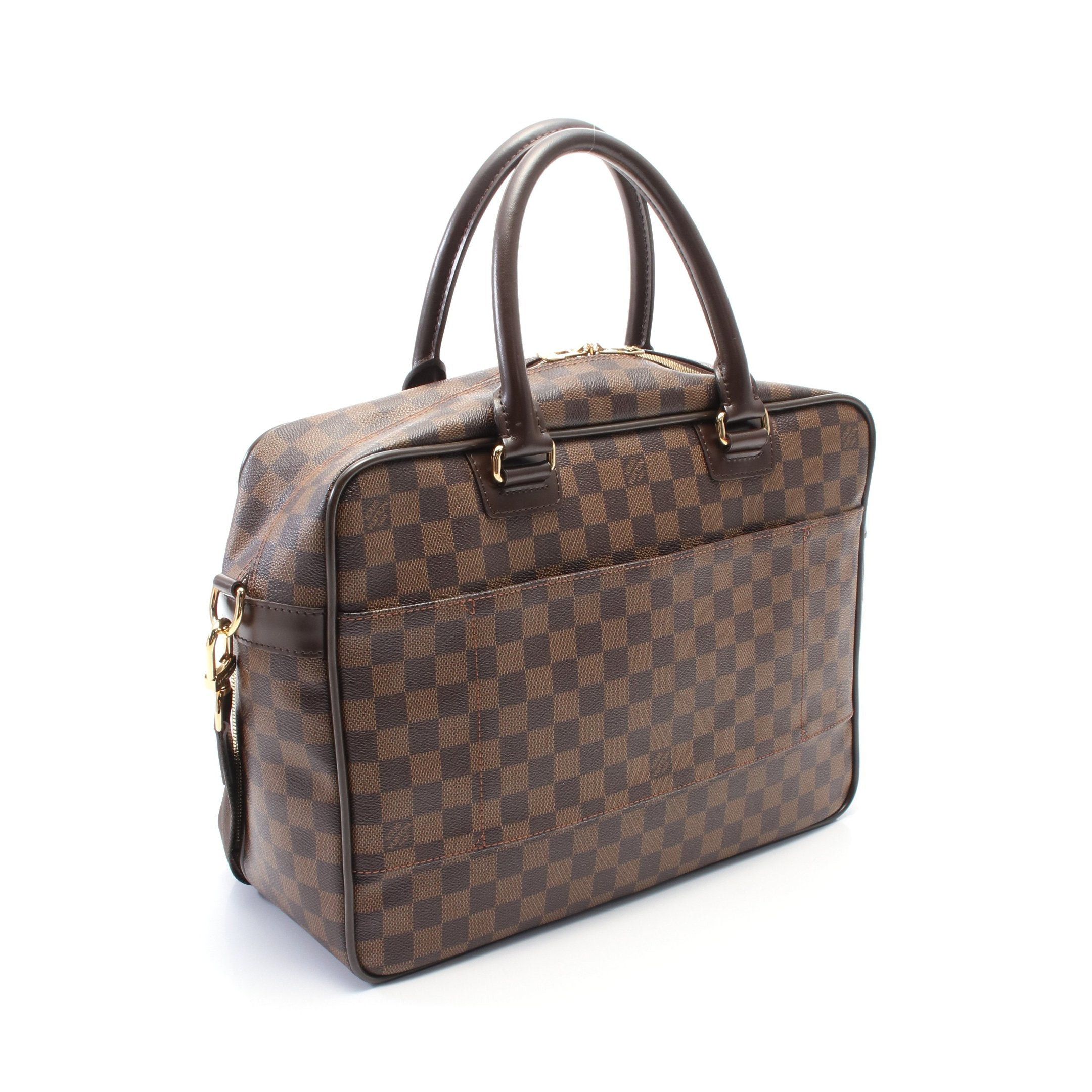 Louis Vuitton Louis Vuitton Icare Damier Ebene Briefcase Business Bag Leather Brown Size ONE SIZE - 2 Thumbnail