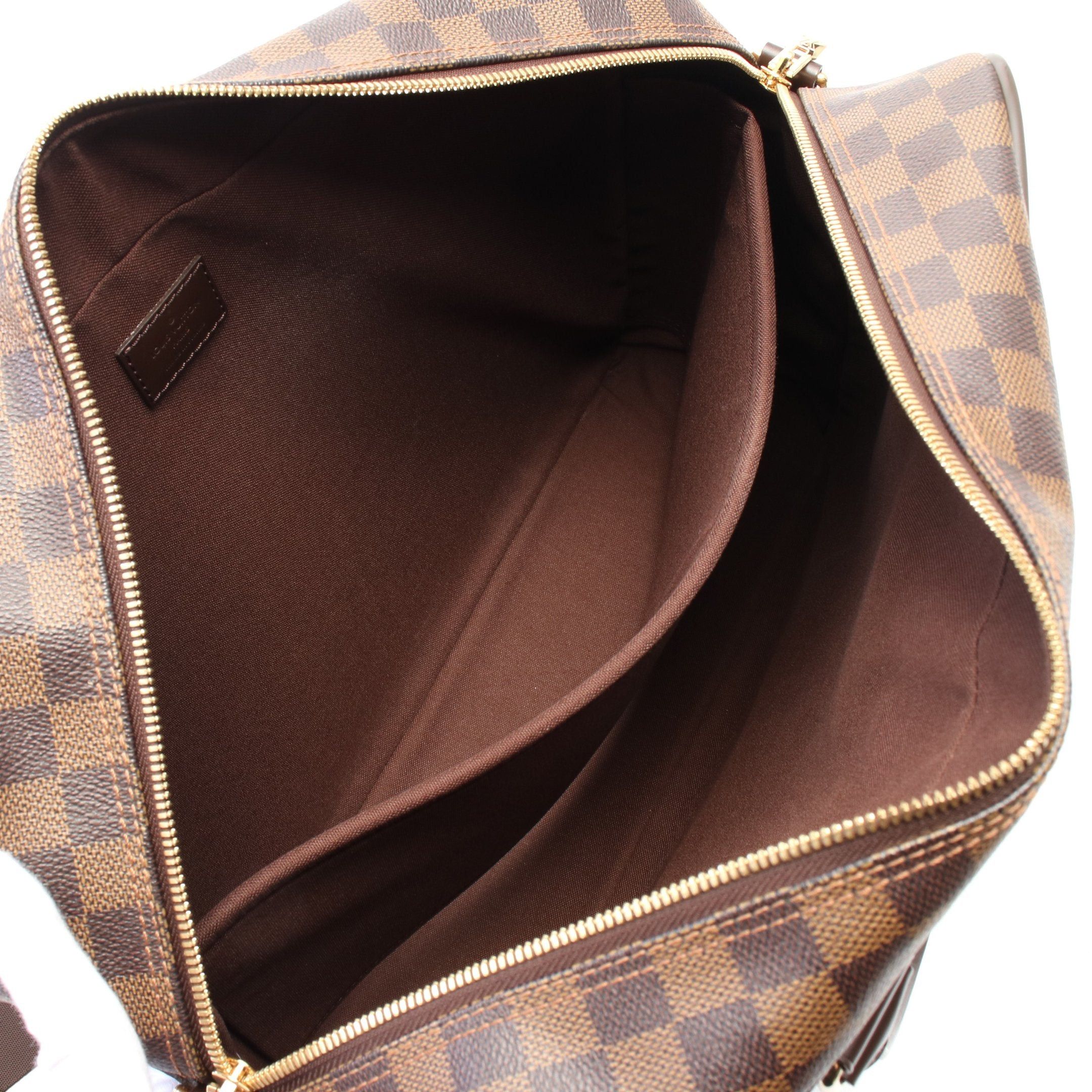 Louis Vuitton Louis Vuitton Icare Damier Ebene Briefcase Business Bag Leather Brown Size ONE SIZE - 3 Thumbnail