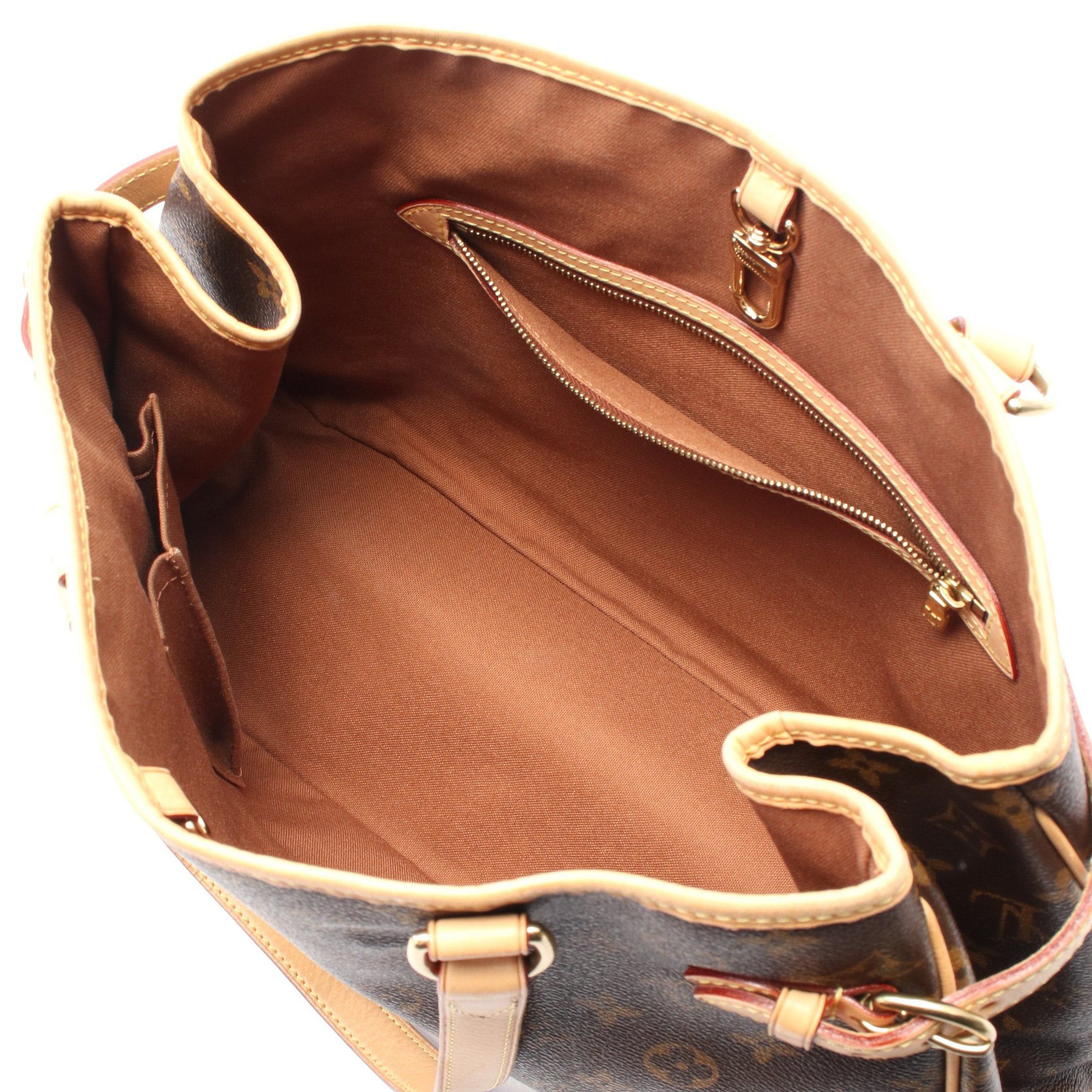 Louis Vuitton Louis Vuitton Batignolles Horizontal Monogram Shoulder Bag Leather Brown Size ONE SIZE - 3 Thumbnail