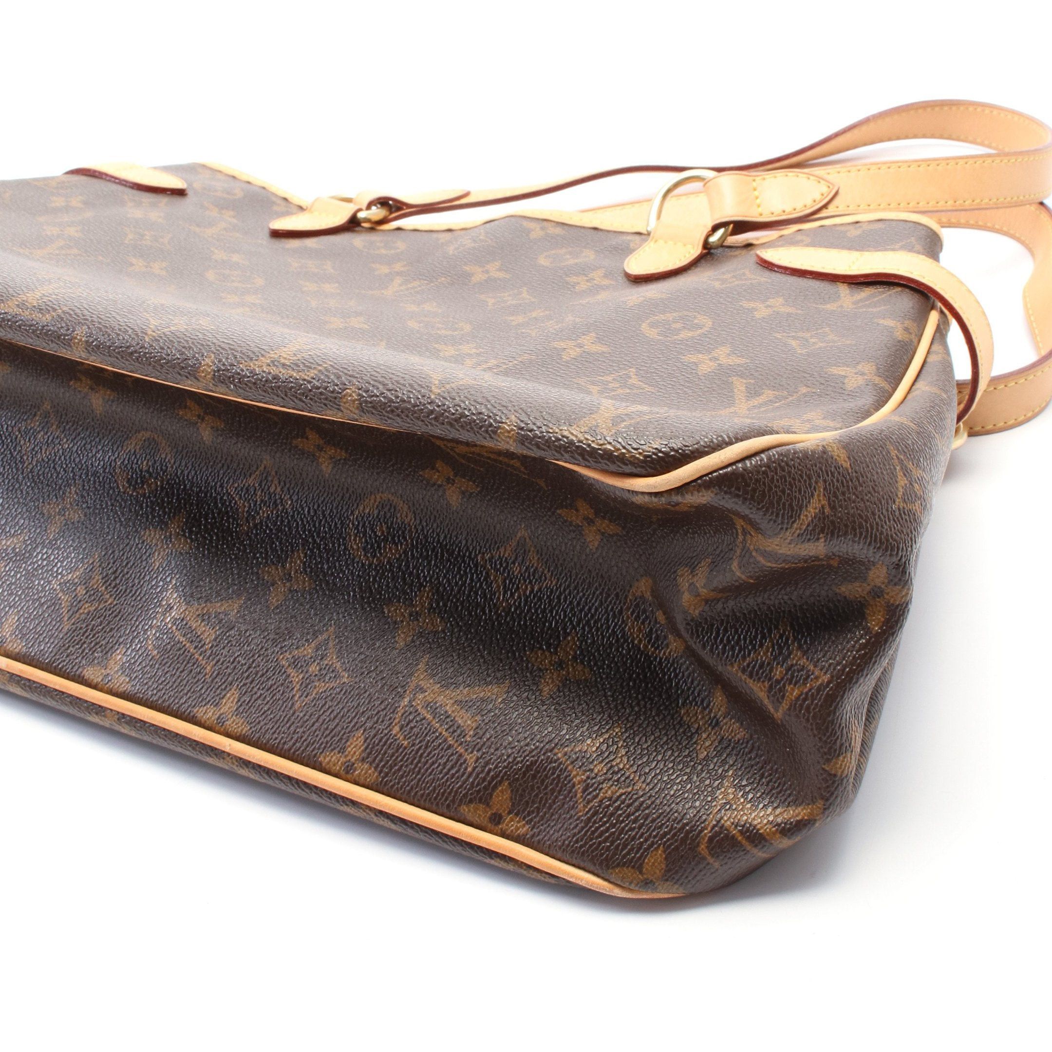 Louis Vuitton Louis Vuitton Batignolles Horizontal Monogram Shoulder Bag Leather Brown Size ONE SIZE - 8 Thumbnail