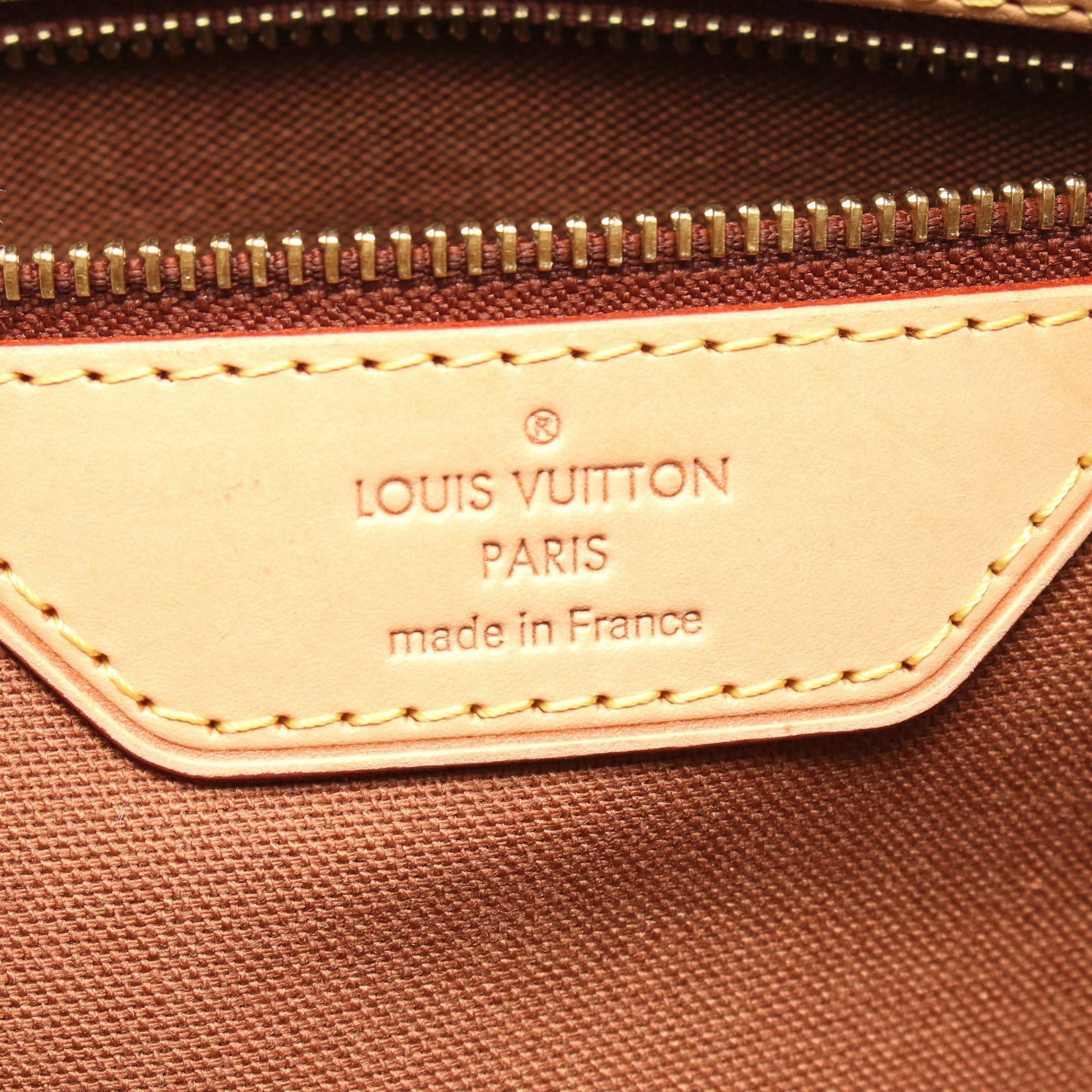 Louis Vuitton Louis Vuitton Batignolles Horizontal Monogram Shoulder Bag Leather Brown Size ONE SIZE - 4 Thumbnail