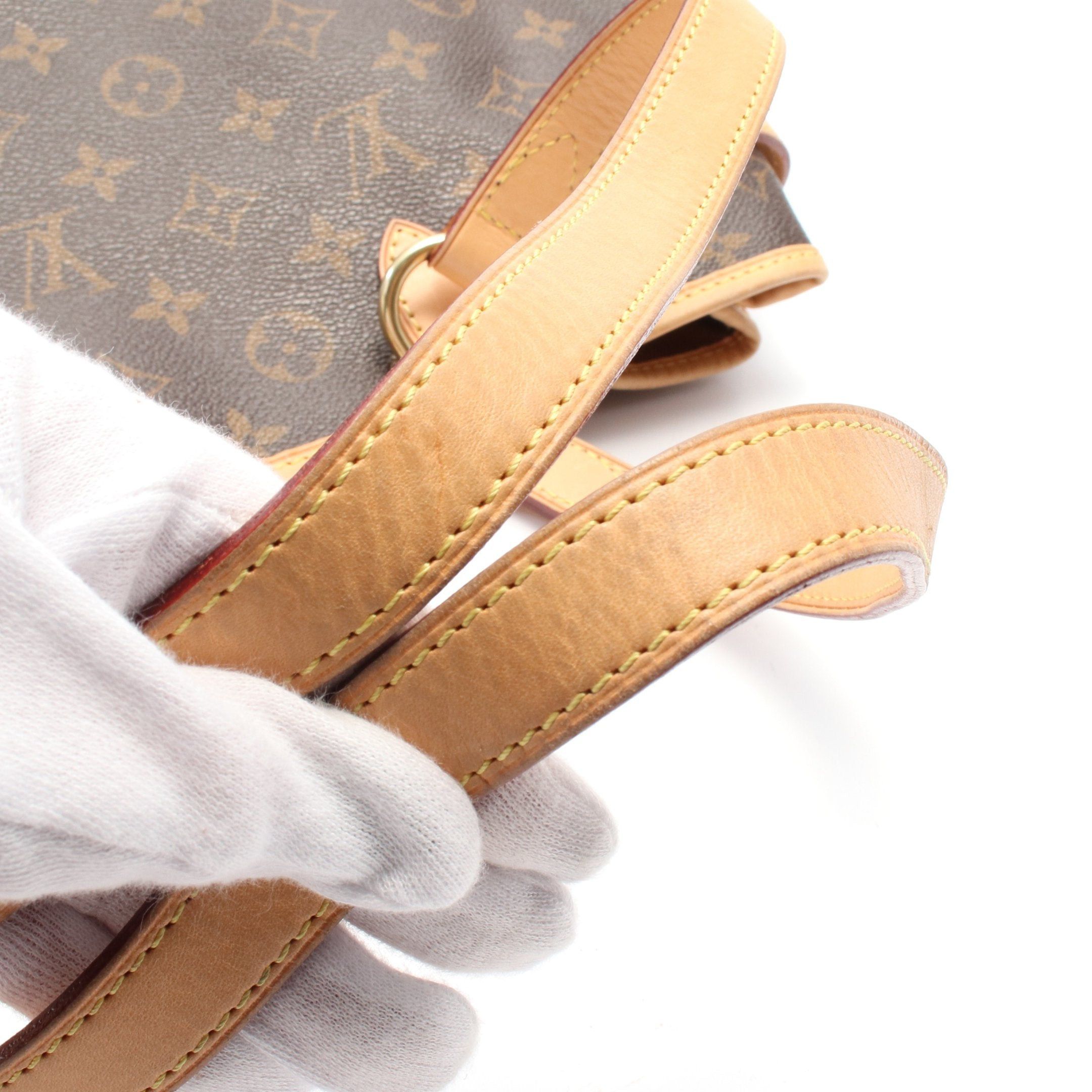 Louis Vuitton Louis Vuitton Batignolles Horizontal Monogram Shoulder Bag Leather Brown Size ONE SIZE - 9 Thumbnail
