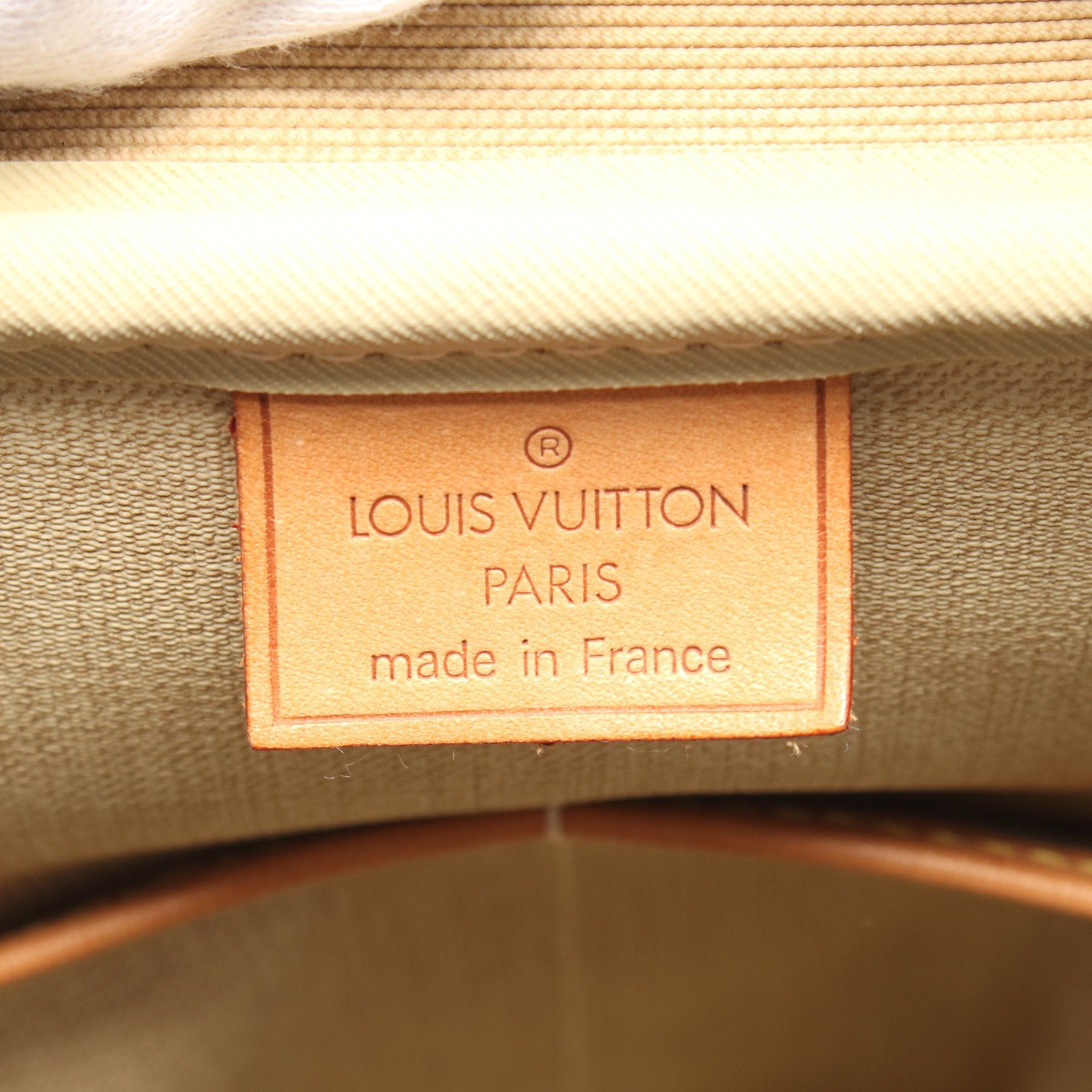 Louis Vuitton Louis Vuitton Deauville Bowling Vanity Monogram Handbag Leather Brown Size ONE SIZE - 4 Thumbnail
