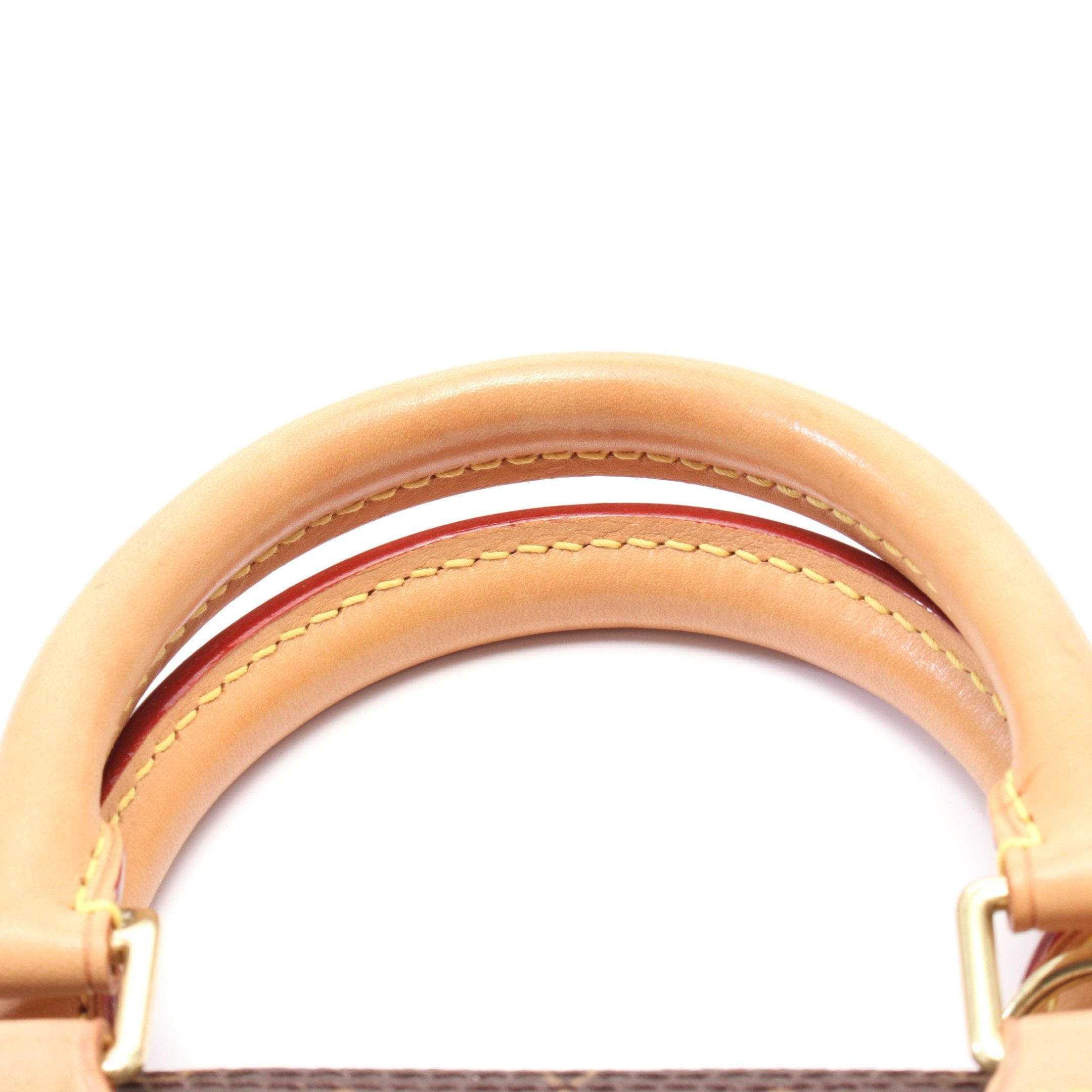 Louis Vuitton Louis Vuitton Alma Bb Monogram Handbag Leather Brown Size ONE SIZE - 6 Thumbnail