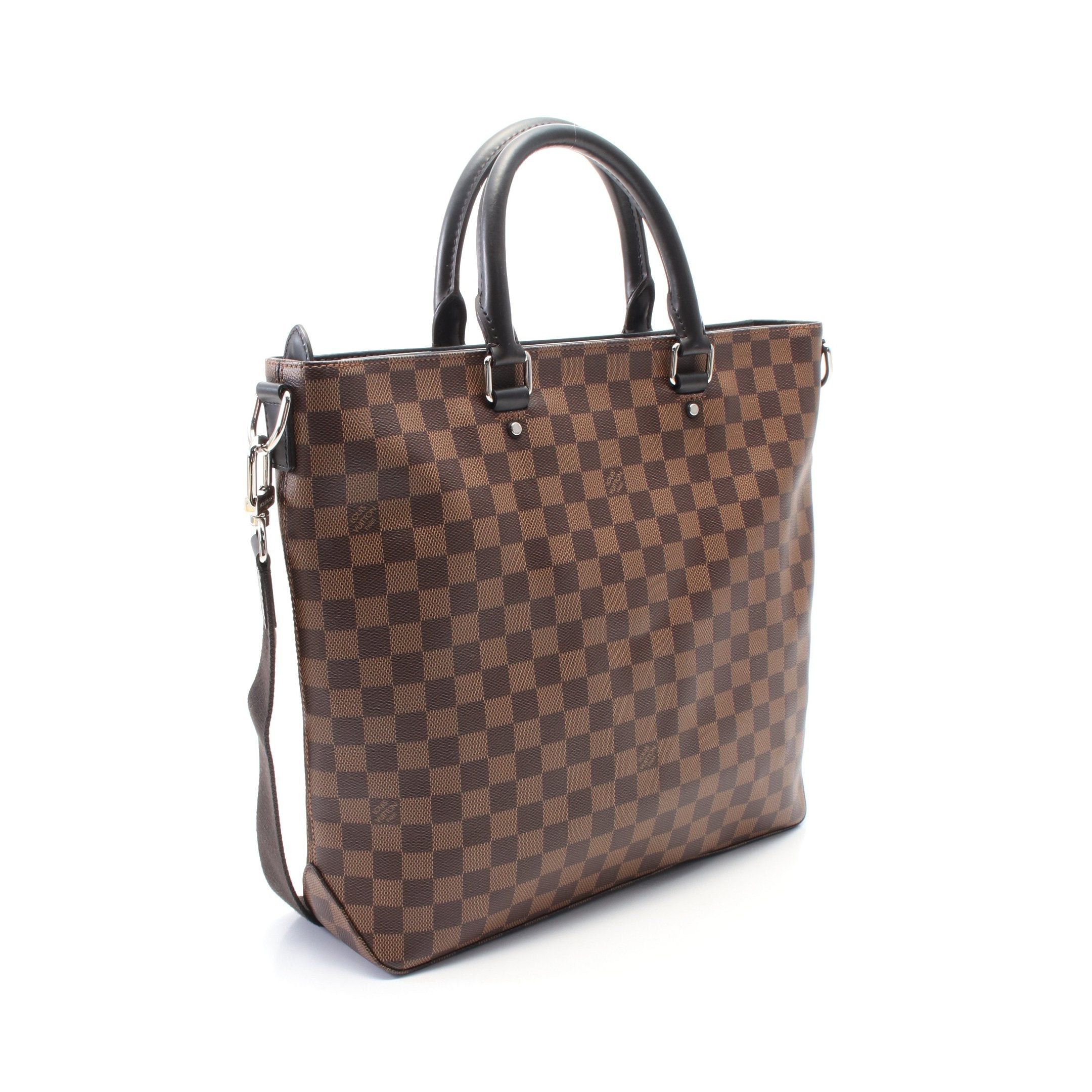 Louis Vuitton Louis Vuitton Jake Damier Ebene Handbag Tote Bag Leather Brown Size ONE SIZE - 2 Thumbnail