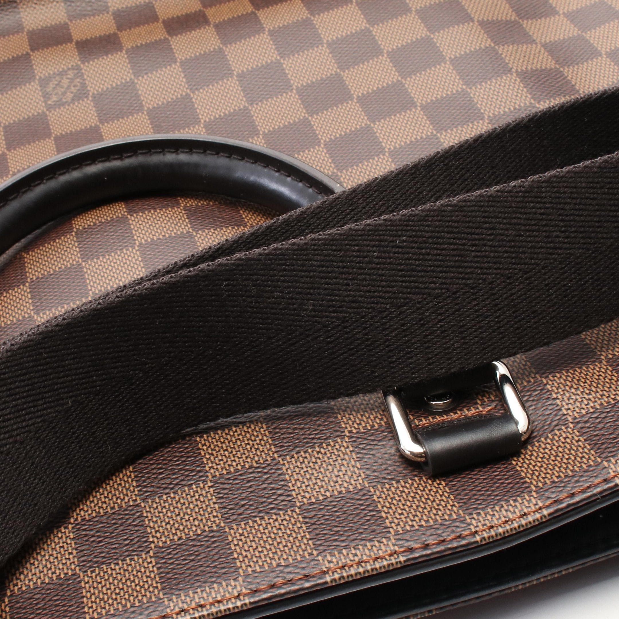 Louis Vuitton Louis Vuitton Jake Damier Ebene Handbag Tote Bag Leather Brown Size ONE SIZE - 8 Thumbnail
