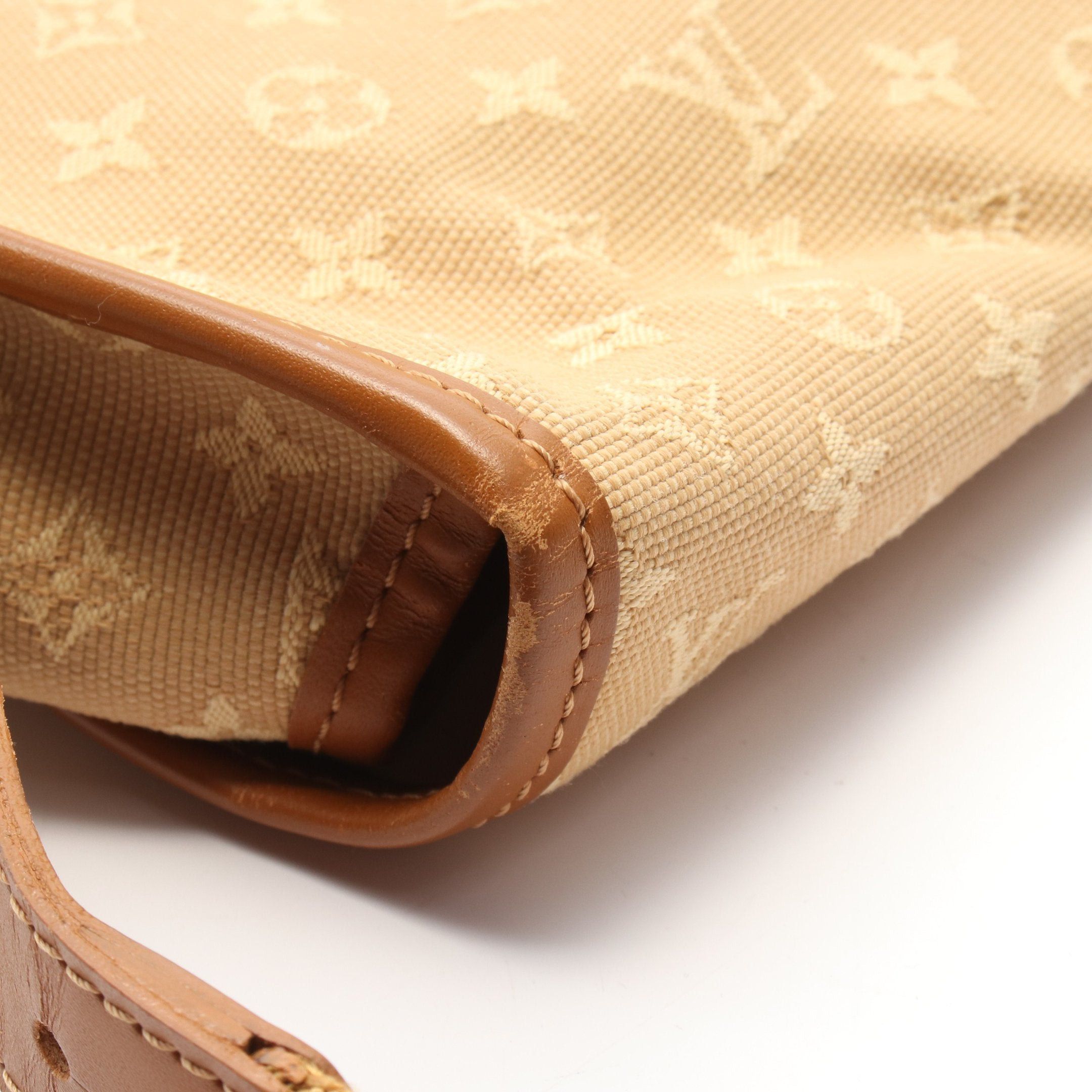 Louis Vuitton Louis Vuitton Belanger Monogram Mini Shoulder Bag Canvas Leather Beige Size ONE SIZE - 7 Thumbnail