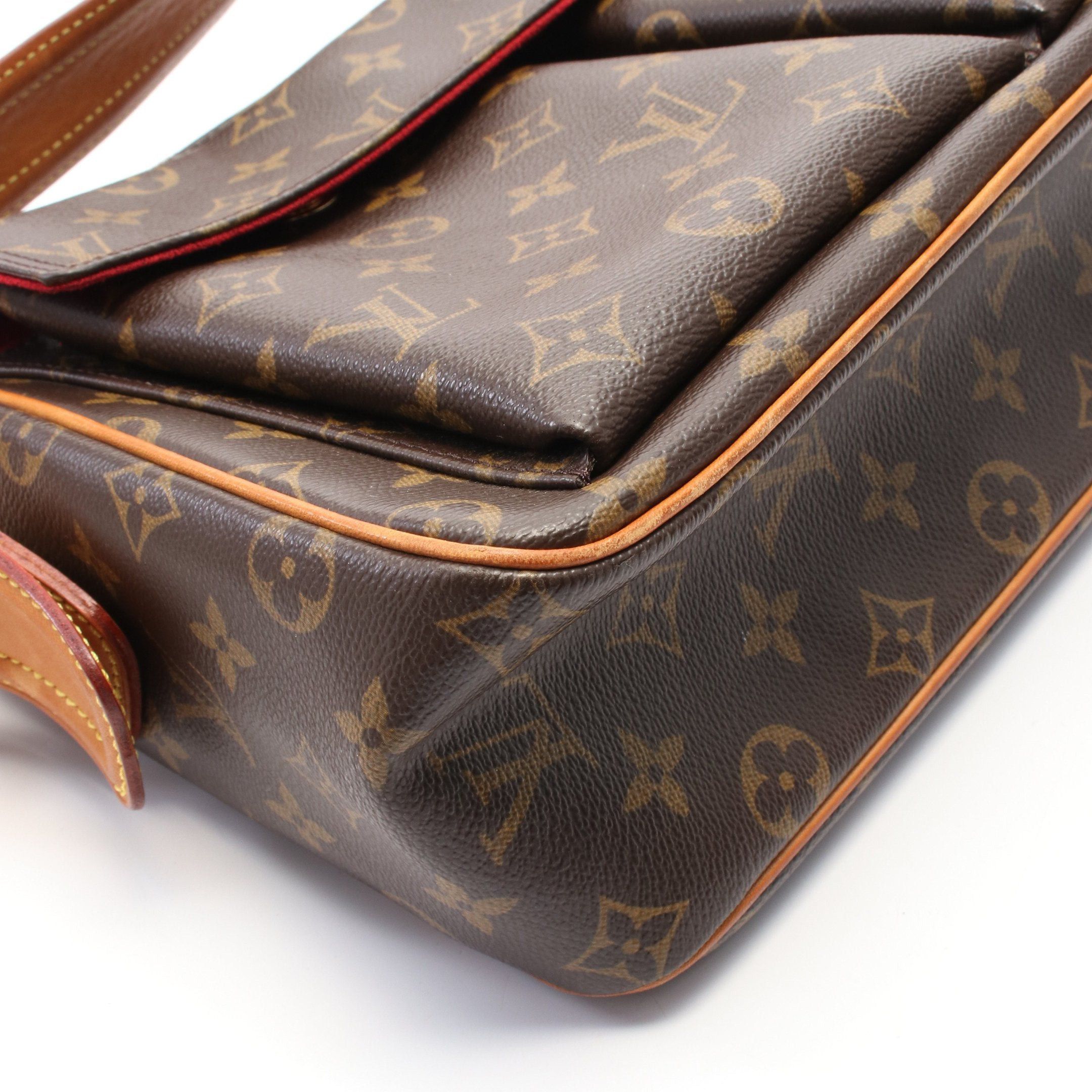 Louis Vuitton Louis Vuitton Vivacite Gm Monogram Shoulder Bag Leather Brown Size ONE SIZE - 7 Thumbnail