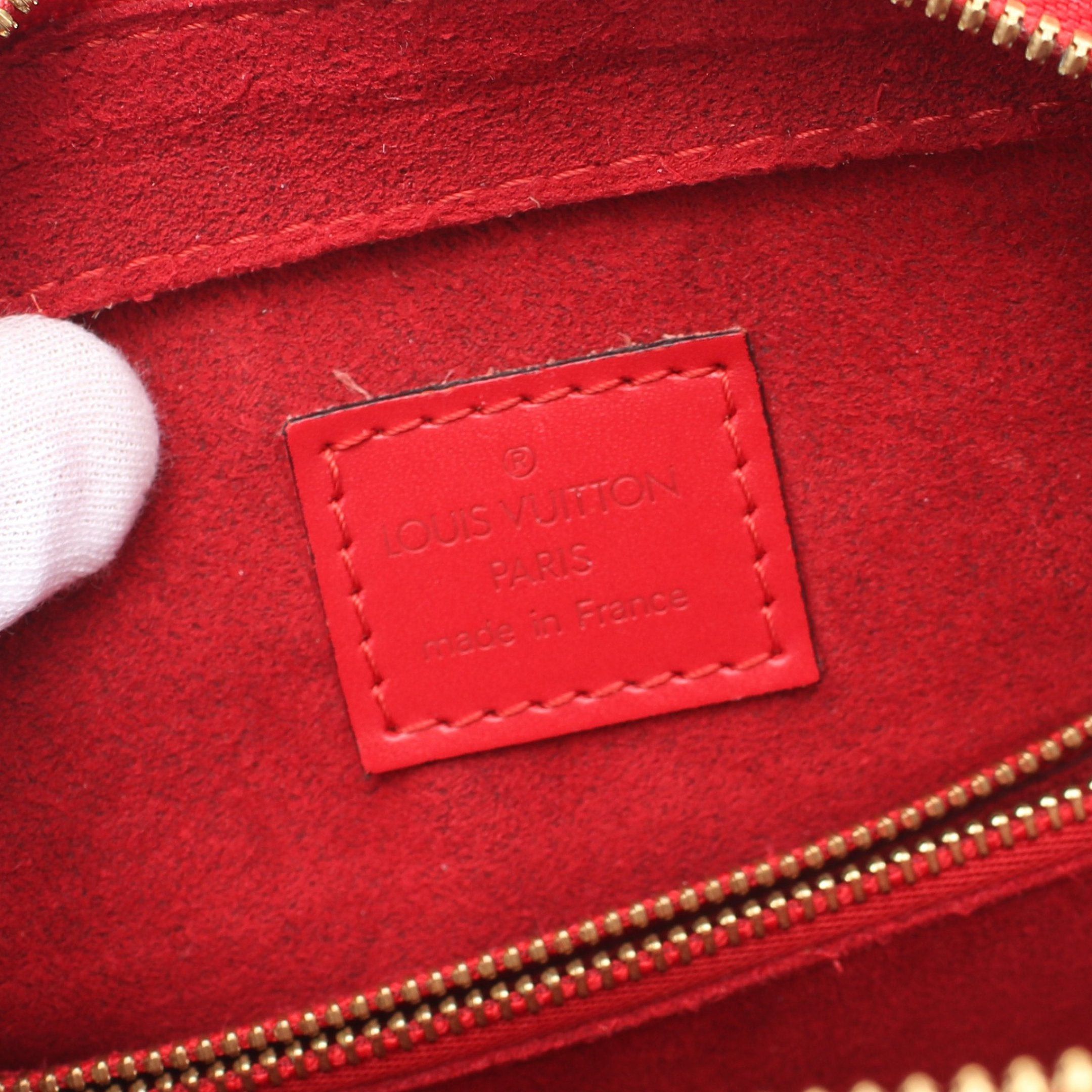 Louis Vuitton Louis Vuitton Pont Neuf Epi Castilian Red Handbag Leather Size ONE SIZE - 4 Thumbnail