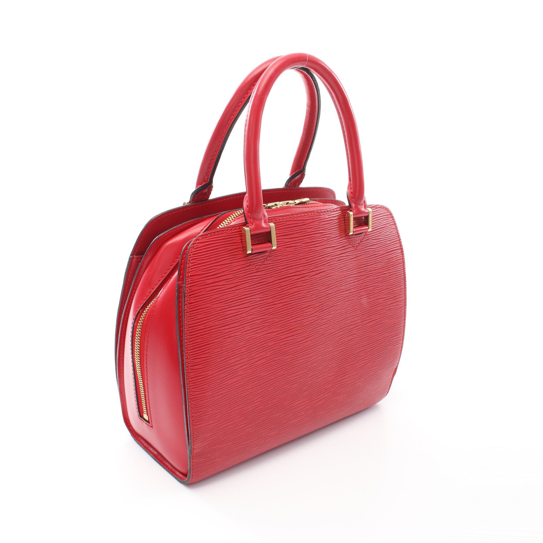 Louis Vuitton Louis Vuitton Pont Neuf Epi Castilian Red Handbag Leather Size ONE SIZE - 2 Thumbnail