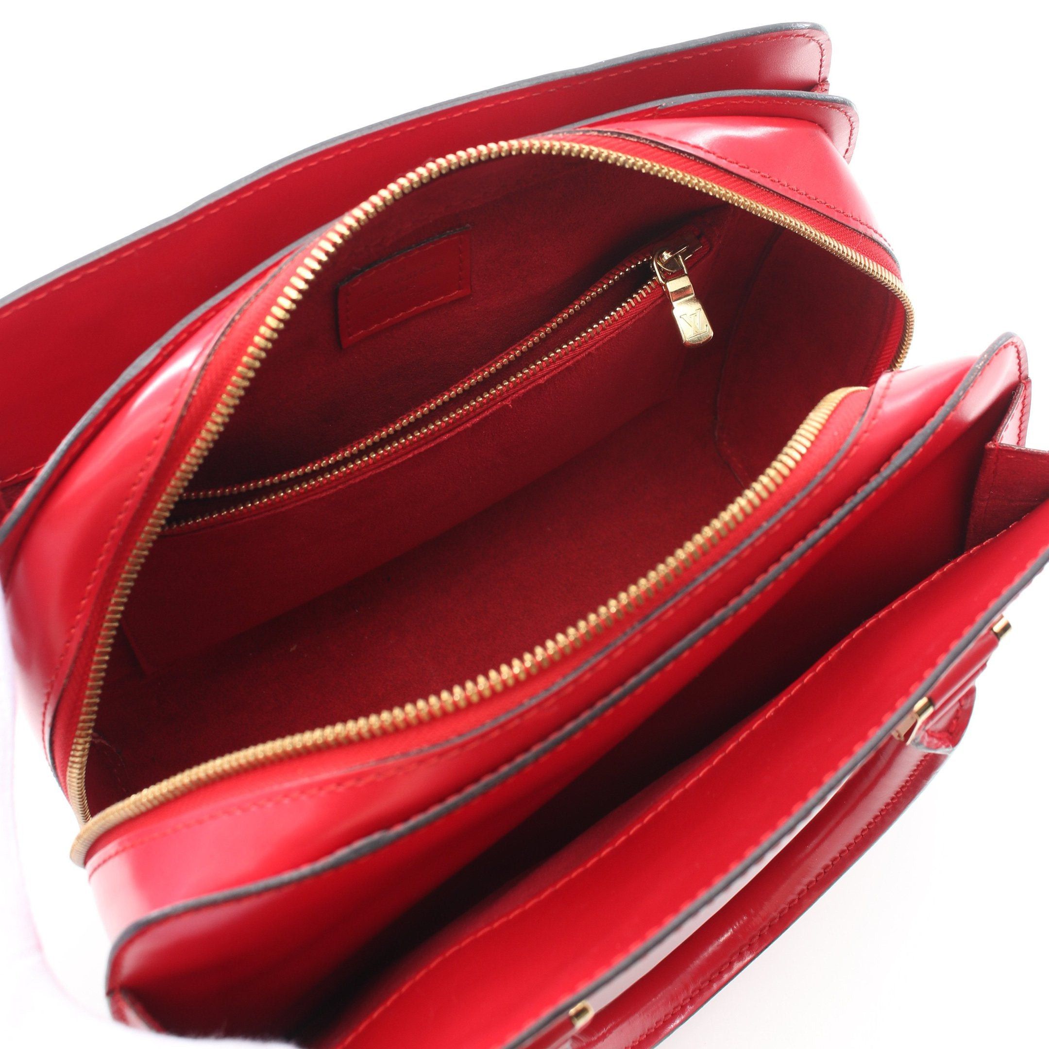 Louis Vuitton Louis Vuitton Pont Neuf Epi Castilian Red Handbag Leather Size ONE SIZE - 3 Thumbnail