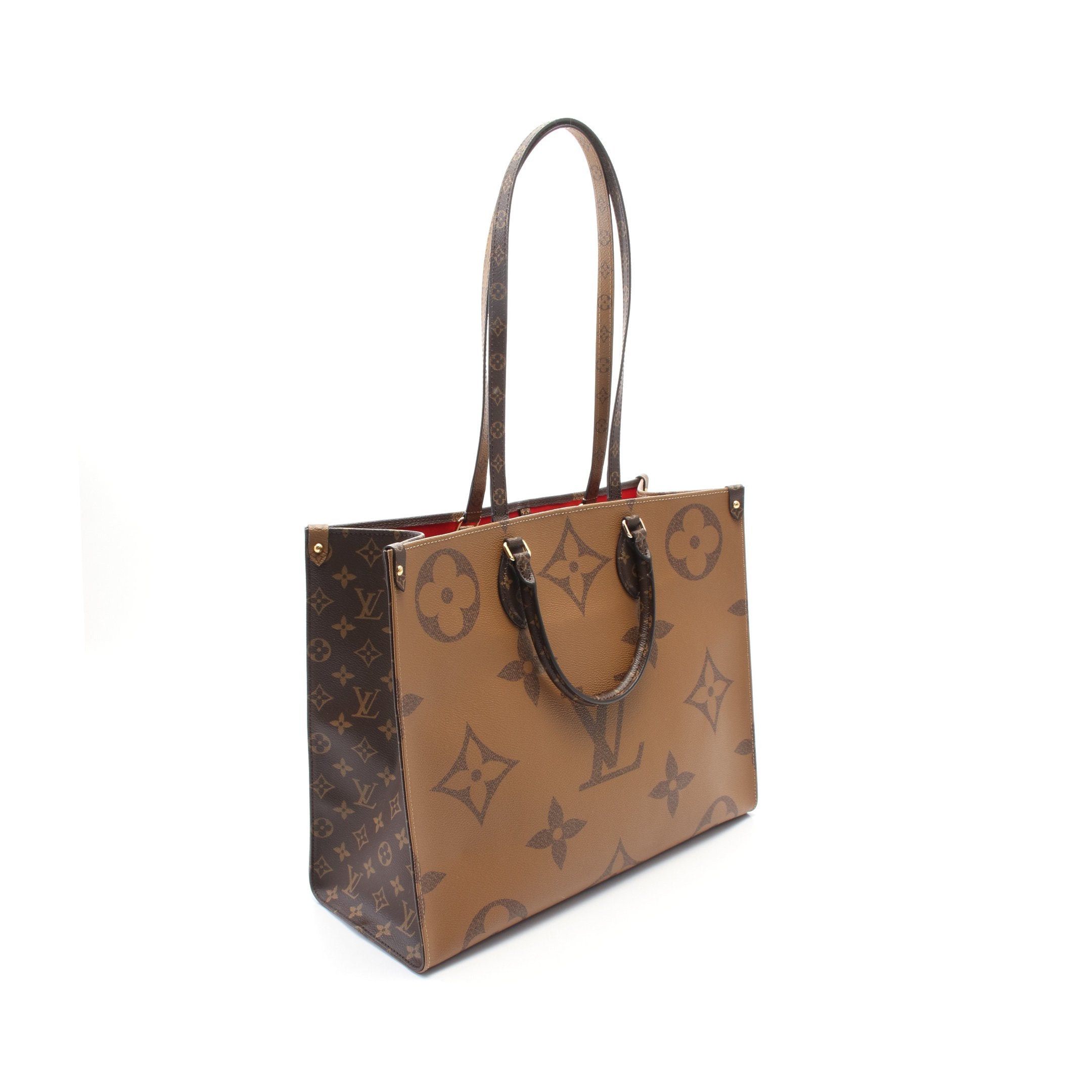 Louis Vuitton Louis Vuitton On-The-Go Gm Monogram Giant Reverse Shoulder Bag Tote Brown Beige Size ONE SIZE - 2 Thumbnail