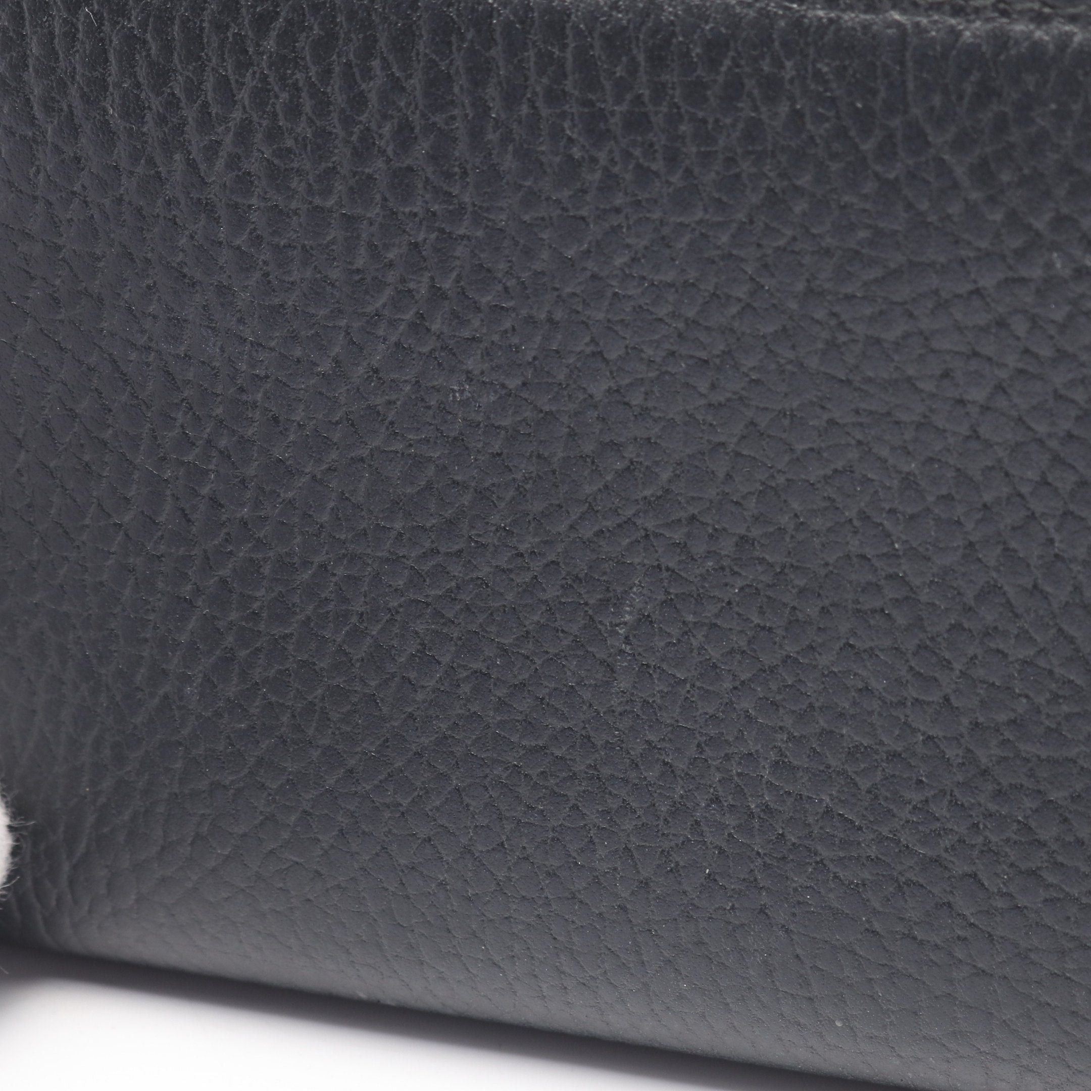 Gucci Gucci Petite Marmont Gg Round Zipper Long Wallet Leather Black Size ONE SIZE - 11 Thumbnail