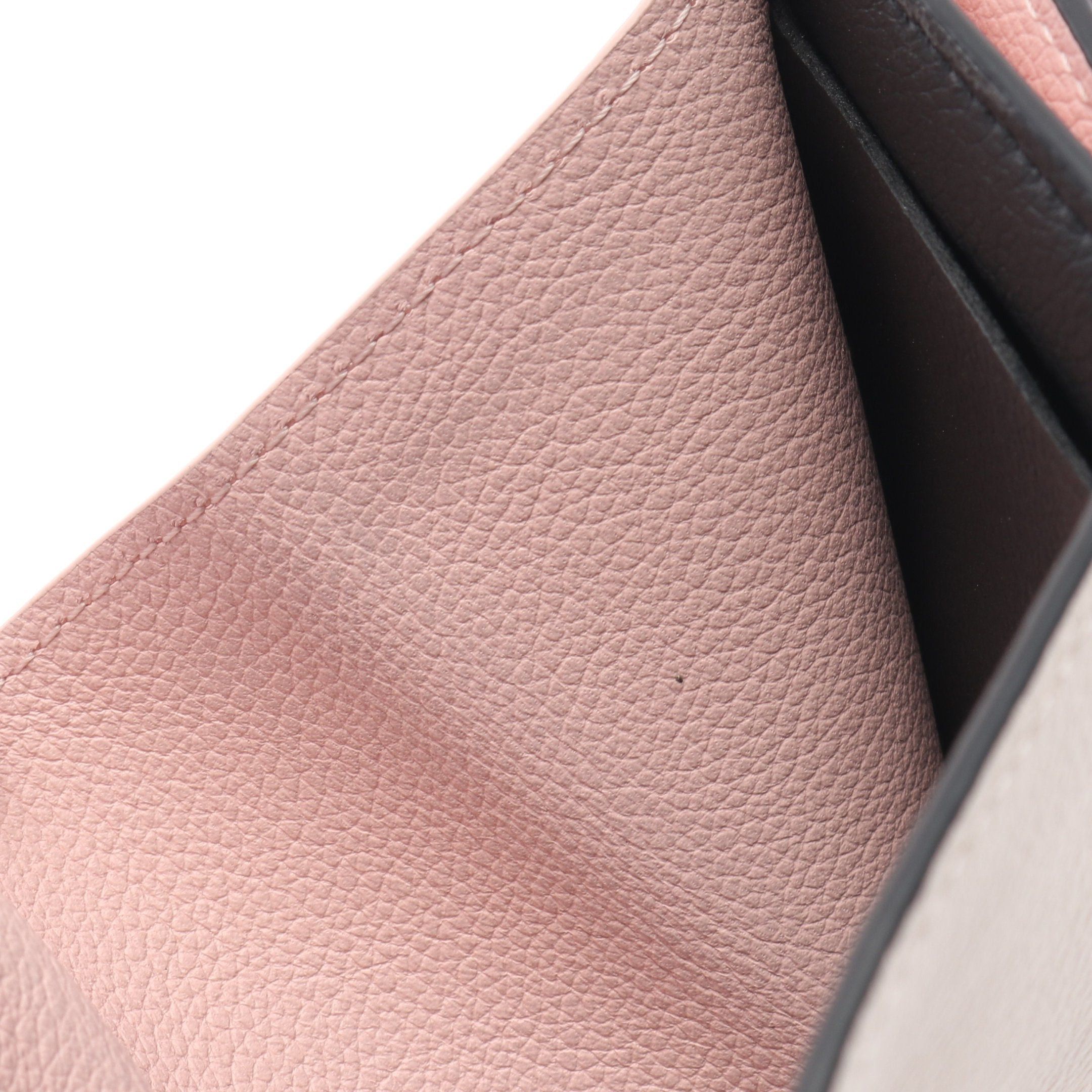Louis Vuitton Louis Vuitton Portefeuil Lock Mini Noir Claim Rose Trifold Wallet Compact Leather Black Light Beige Pink Size ONE SIZE - 8 Thumbnail