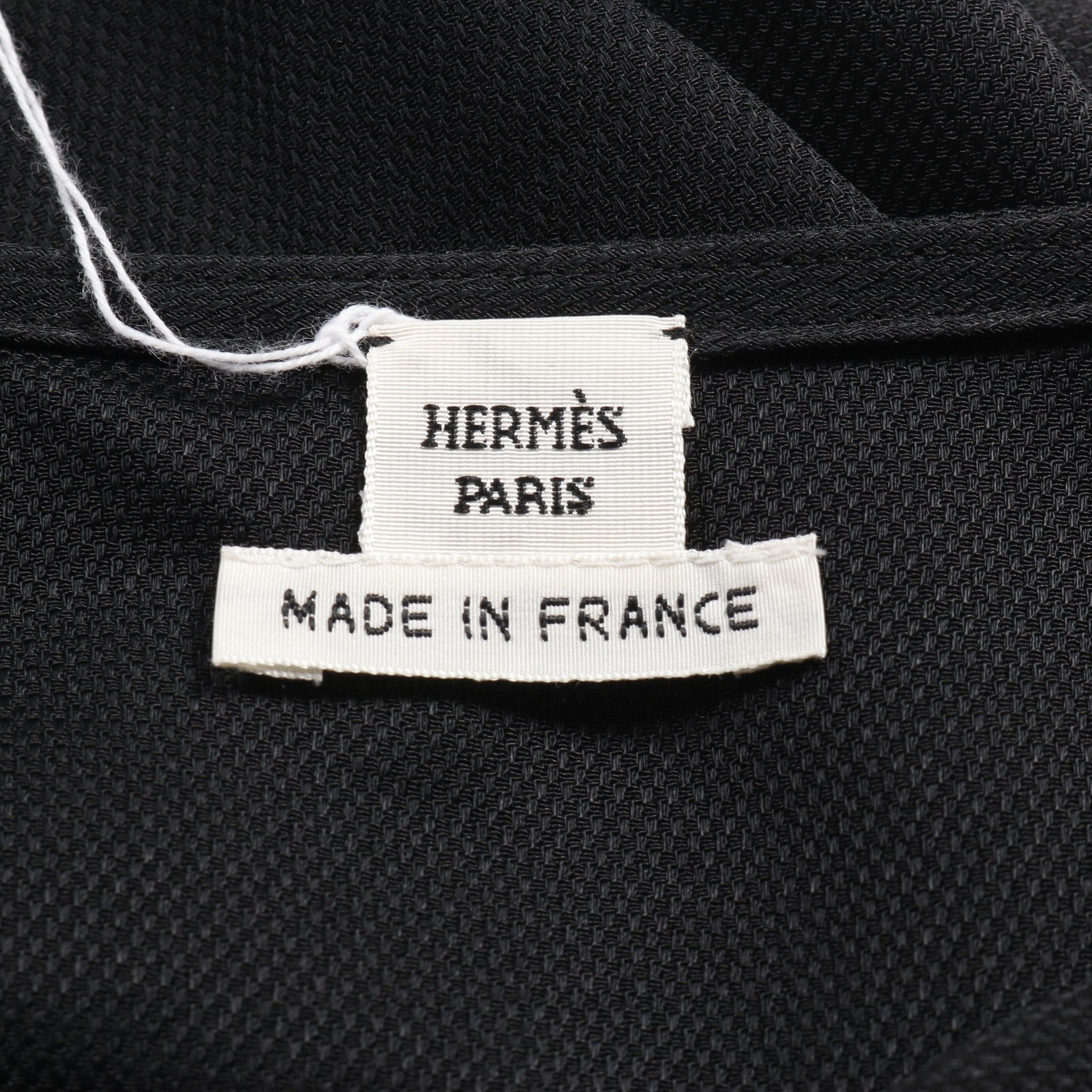Hermes Hermes One Piece Rayon Silk Black Size ONE SIZE - 3 Thumbnail