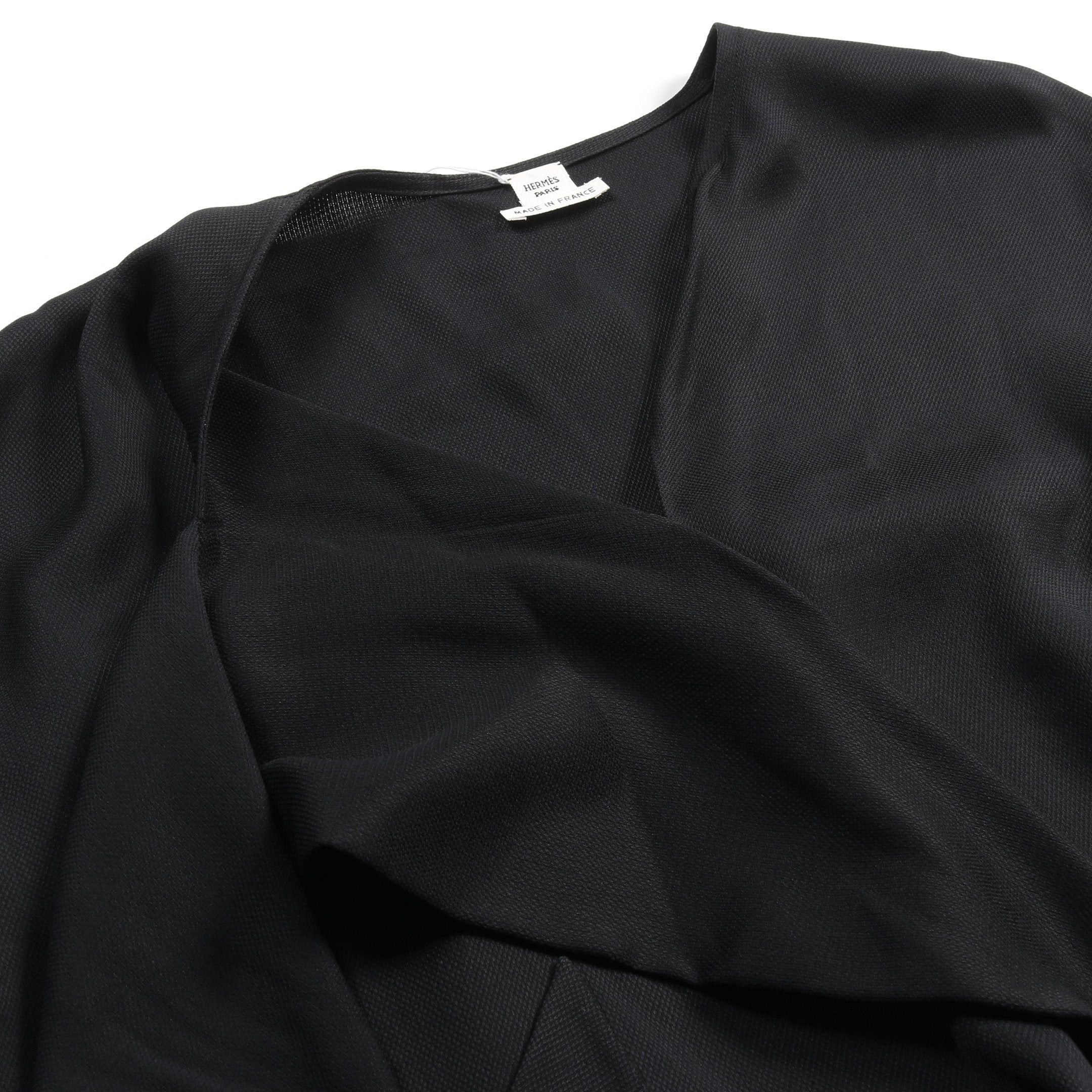 Hermes Hermes One Piece Rayon Silk Black Size ONE SIZE - 8 Thumbnail