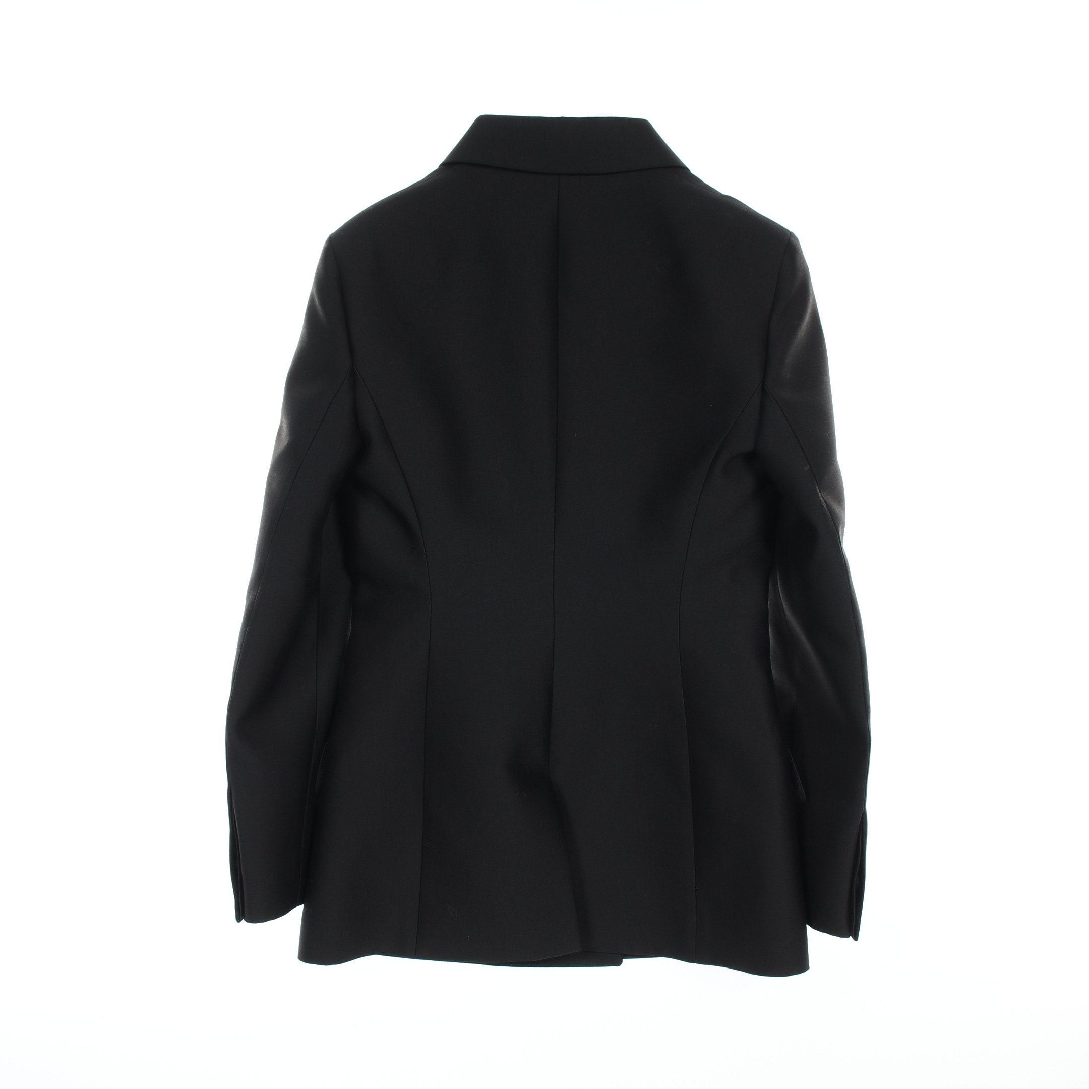 Gucci Gucci Double Breasted Tailored Jacket Wool Silk Black Size ONE SIZE - 2 Thumbnail