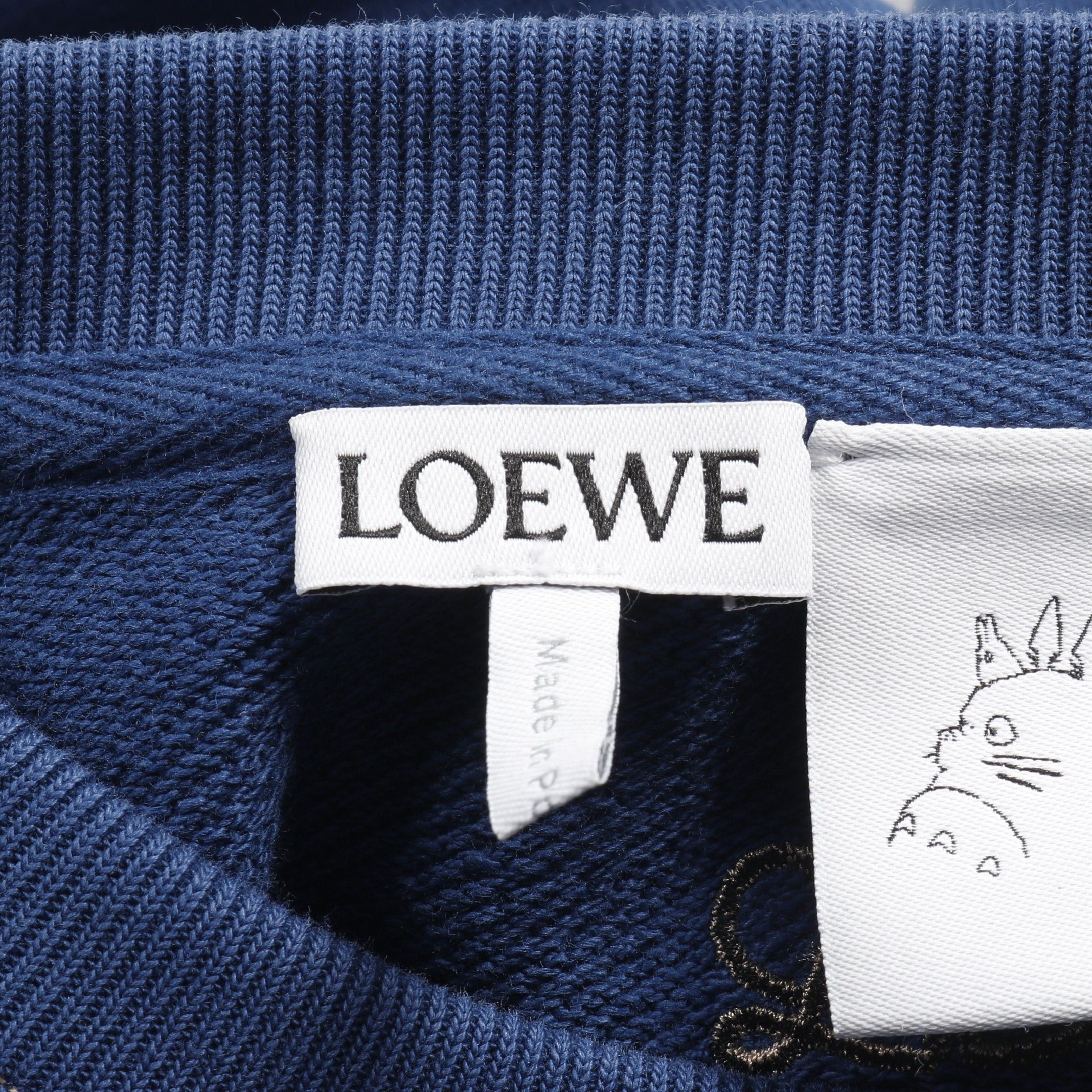 Loewe Loewe Loewe * Studio Ghibli Howl'S Moving Castle Sweatshirt Crew Neck Cotton Blue Multicolor Size ONE SIZE - 3 Thumbnail