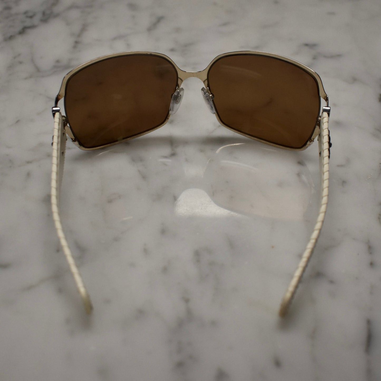 Chrome Hearts Chrome Hearts POON II Vintage Shield Sunglasses Size ONE SIZE - 7 Thumbnail