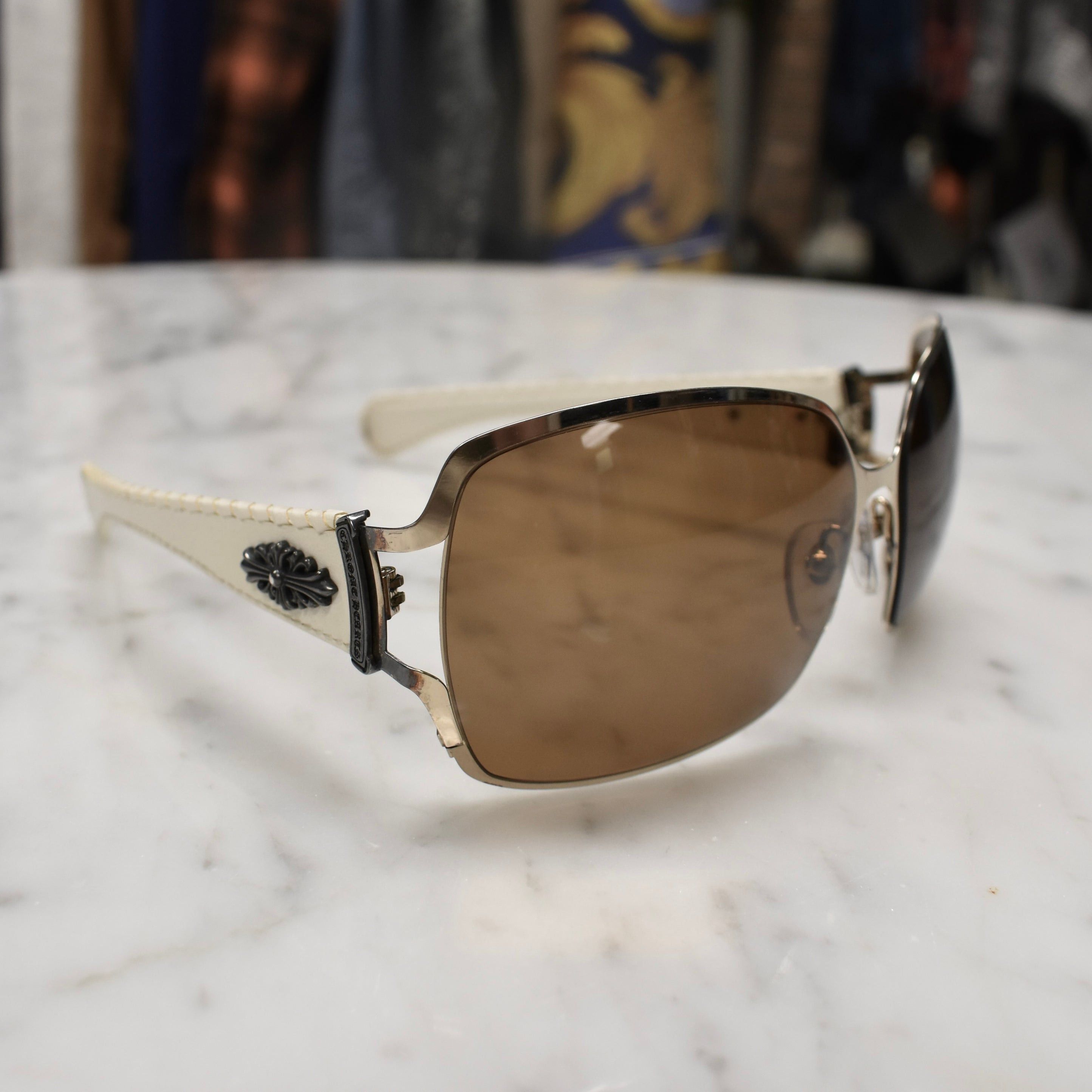Chrome Hearts Chrome Hearts POON II Vintage Shield Sunglasses Size ONE SIZE - 2 Thumbnail