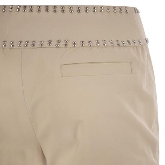 Weekend Max Mara WEEKEND MAX MARA Women Straight Pants 2515131033600 BEIGE Size 26" / US 2 / IT 38 - 4 Thumbnail