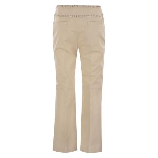 Weekend Max Mara WEEKEND MAX MARA Women Straight Pants 2515131033600 BEIGE Size 26" / US 2 / IT 38 - 2 Thumbnail