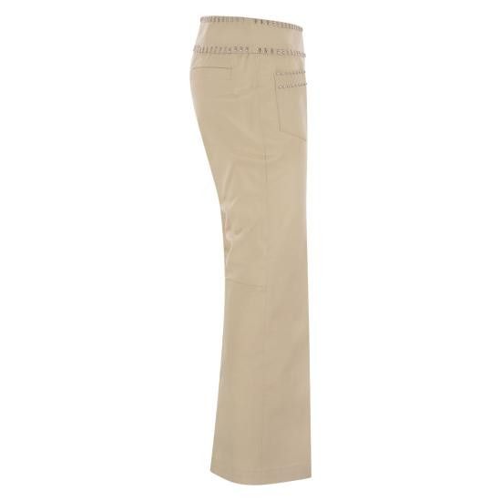 Weekend Max Mara WEEKEND MAX MARA Women Straight Pants 2515131033600 BEIGE Size 27" / US 4 / IT 40 - 3 Thumbnail