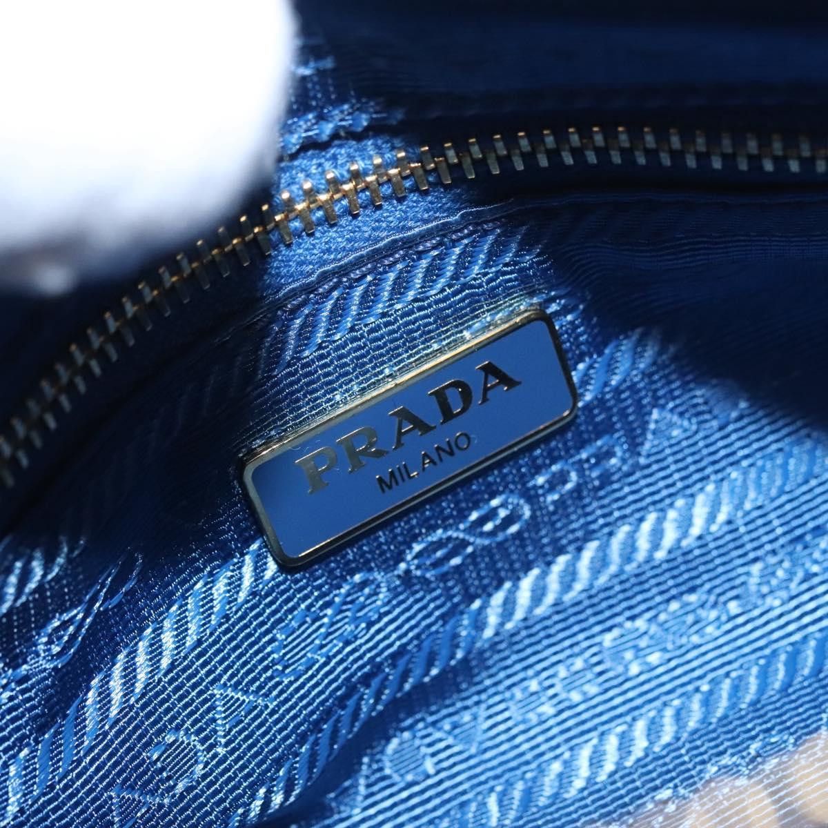 Prada Blue Nylon Clutch Bag (Pre-Owned) Size ONE SIZE - 16 Thumbnail