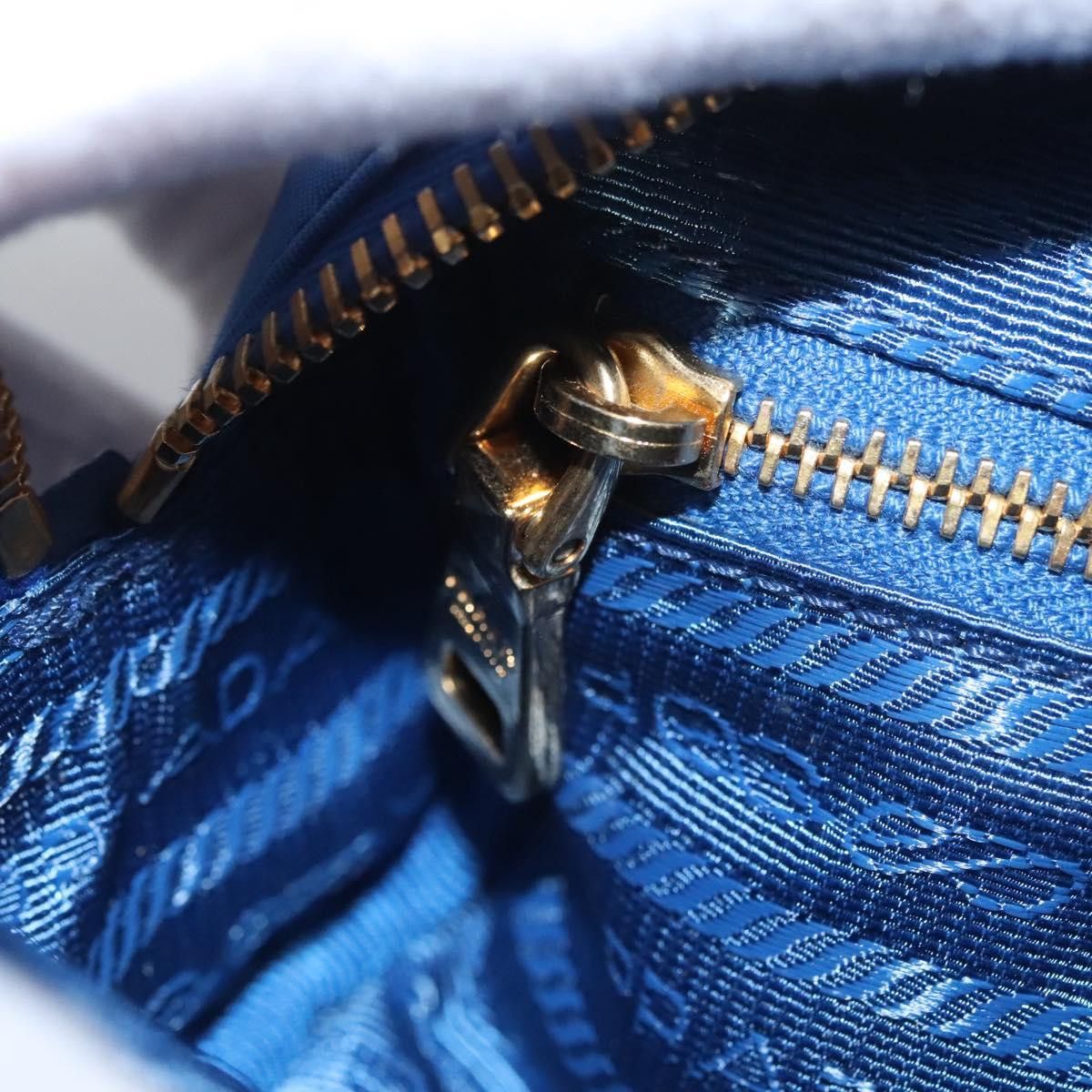 Prada Blue Nylon Clutch Bag (Pre-Owned) Size ONE SIZE - 11 Thumbnail